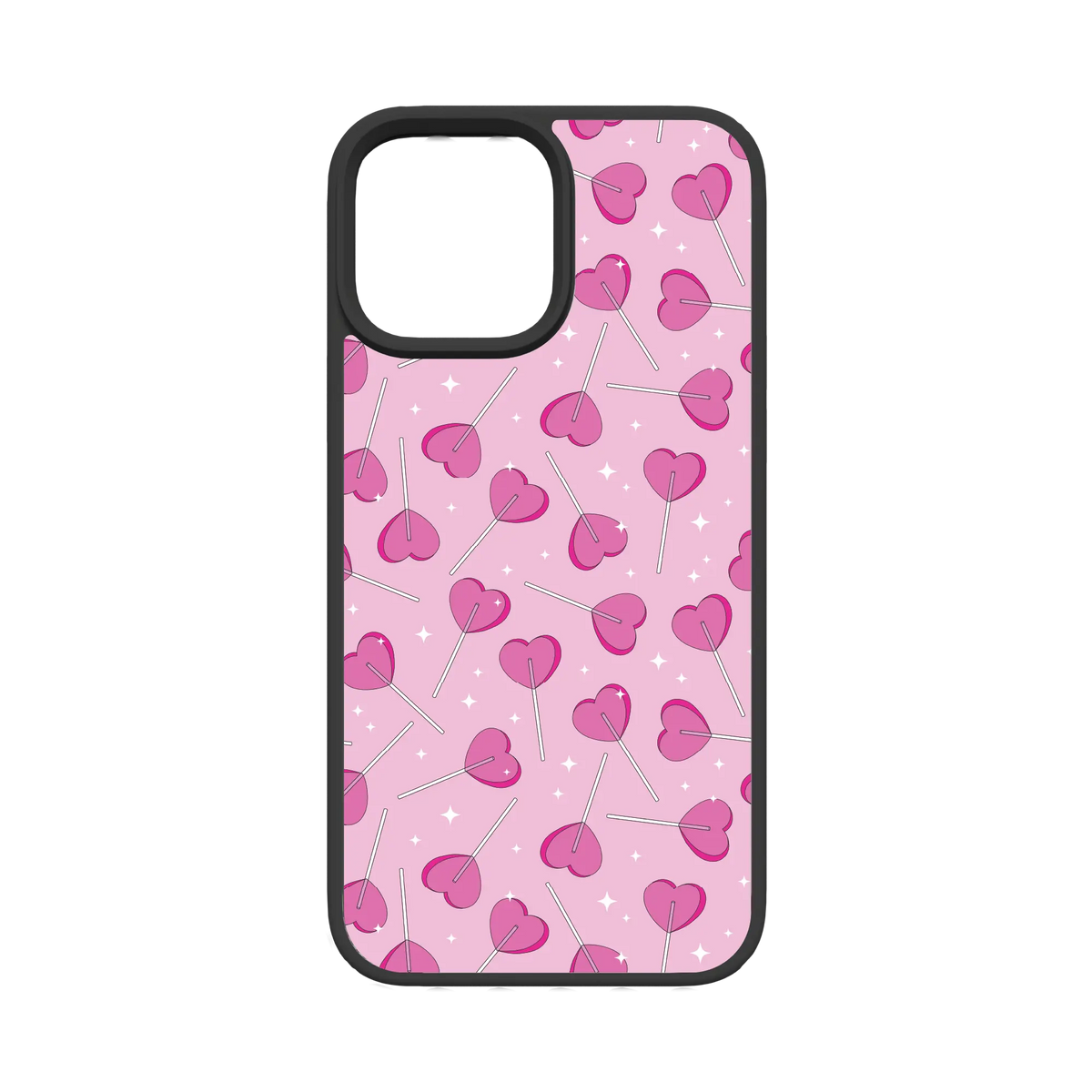Apple-iPhone-12-Pro-Max-Crystal-Clear Sucker 4 Luv | Custom MagSafe Pink Heart Lollipop Case for Apple iPhone 12 Series cellhelmet cellhelmet
