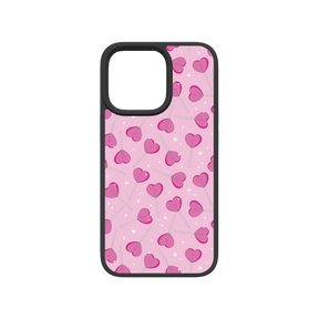 Apple-iPhone-13-Pro-Crystal-Clear Sucker 4 Luv | Custom MagSafe Pink Heart Lollipop Case for Apple iPhone 13 Series cellhelmet cellhelmet