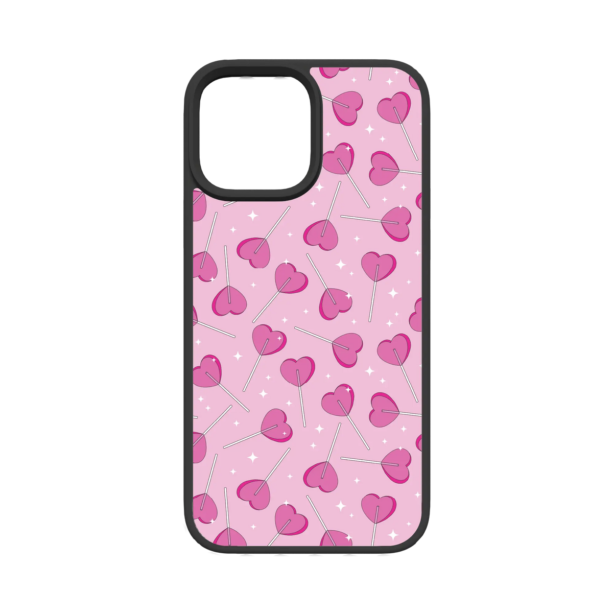 Apple-iPhone-13-Pro-Max-Crystal-Clear Sucker 4 Luv | Custom MagSafe Pink Heart Lollipop Case for Apple iPhone 13 Series cellhelmet cellhelmet