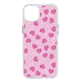 Apple-iPhone-14-Plus-Crystal-Clear Sucker 4 Luv | Custom MagSafe Pink Heart Lollipop Case for Apple iPhone 14 Series cellhelmet cellhelmet