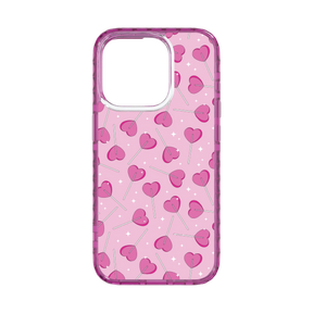Apple-iPhone-15-Pro-Vivid-Magenta Sucker 4 Luv | Custom MagSafe Pink Heart Lollipop Case for Apple iPhone 15 Series cellhelmet cellhelmet