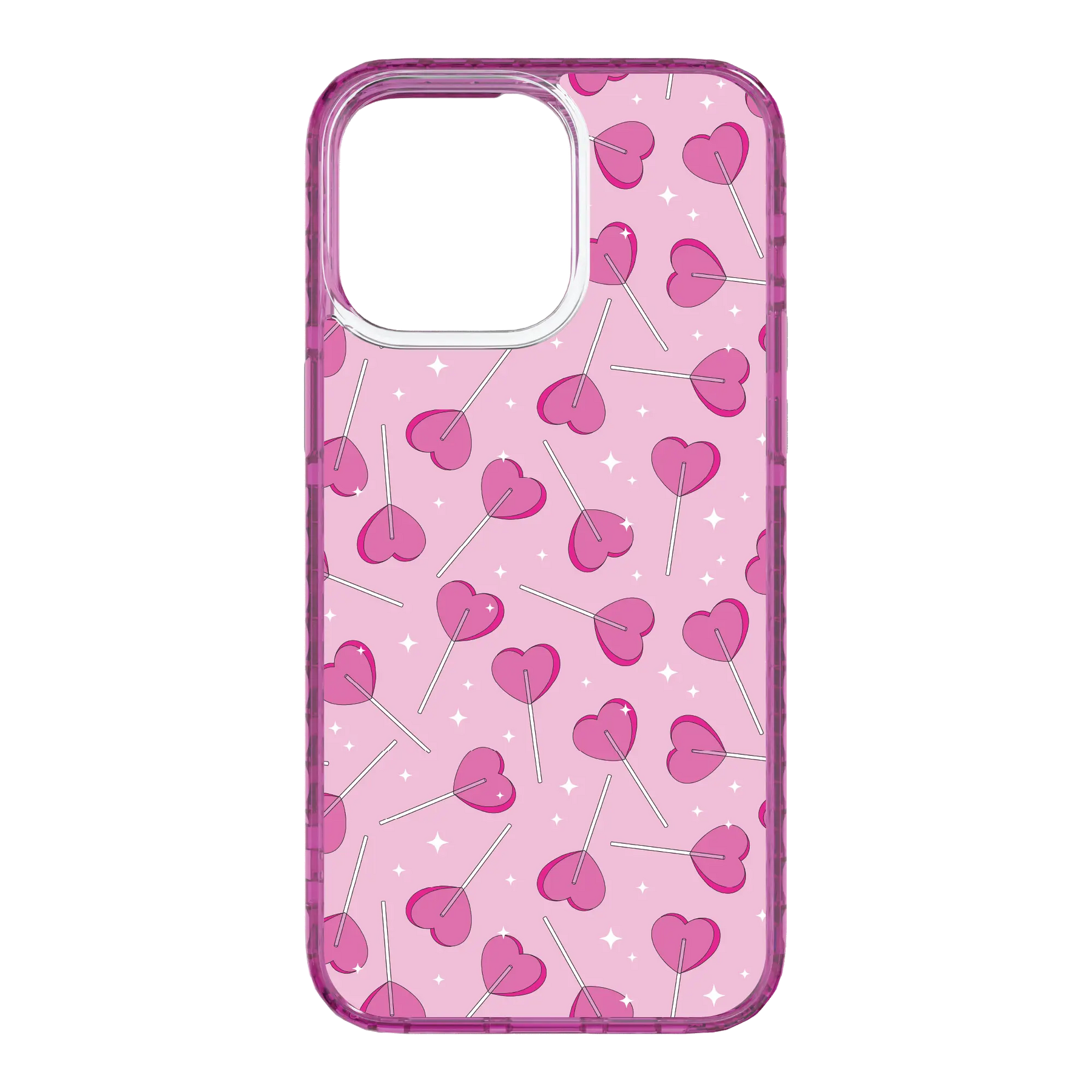 Apple-iPhone-15-Pro-Max-Vivid-Magenta Sucker 4 Luv | Custom MagSafe Pink Heart Lollipop Case for Apple iPhone 15 Series cellhelmet cellhelmet