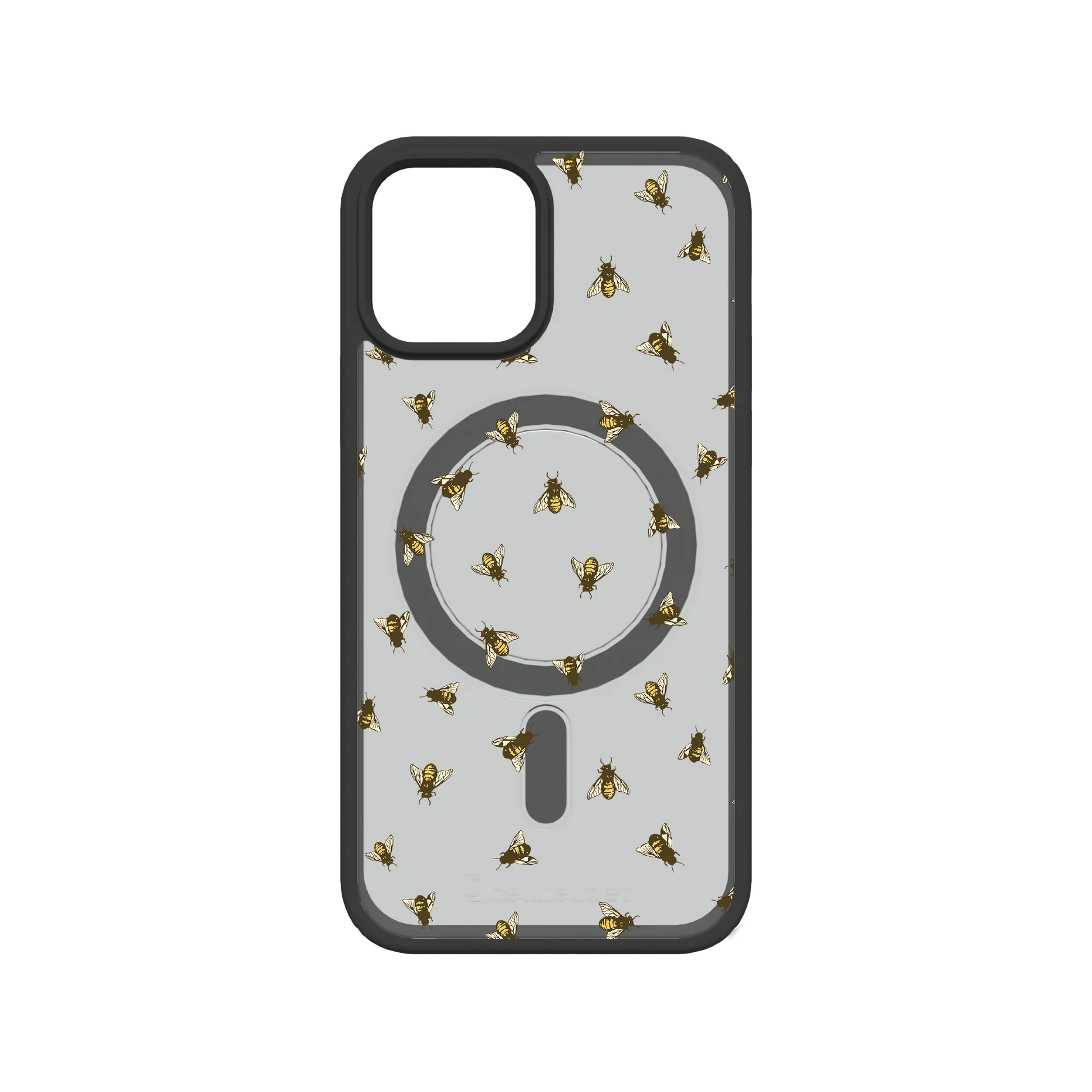 Apple-iPhone-12-12-Pro-Crystal-Clear Sweet Like Honey | Protective MagSafe Bee Pattern Case | Birds and Bees Collection for Apple iPhone 12 Series cellhelmet cellhelmet