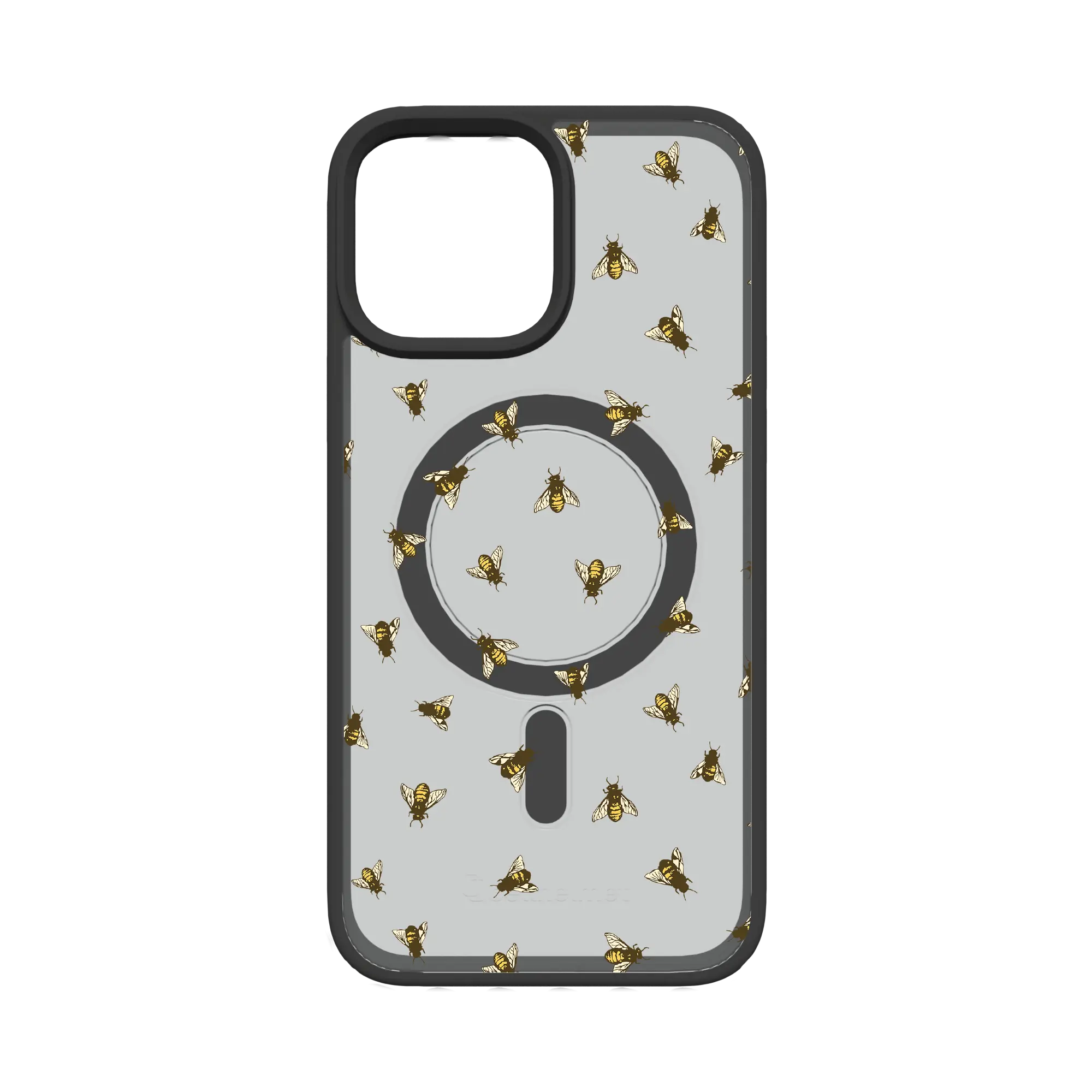 Apple-iPhone-12-Pro-Max-Crystal-Clear Sweet Like Honey | Protective MagSafe Bee Pattern Case | Birds and Bees Collection for Apple iPhone 12 Series cellhelmet cellhelmet