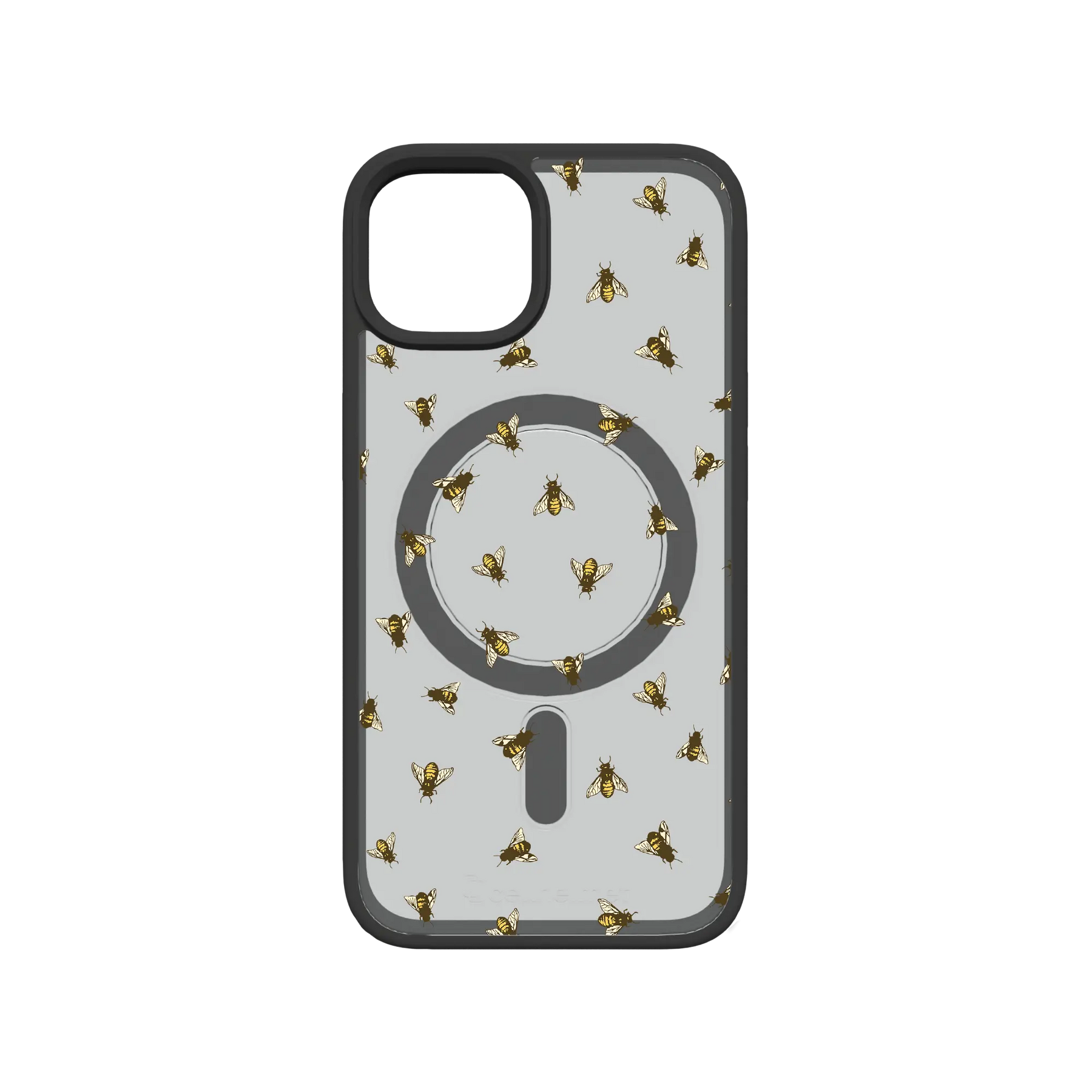 Apple-iPhone-13-Crystal-Clear Sweet Like Honey | Protective MagSafe Bee Pattern Case | Birds and Bees Collection for Apple iPhone 13 Series cellhelmet cellhelmet