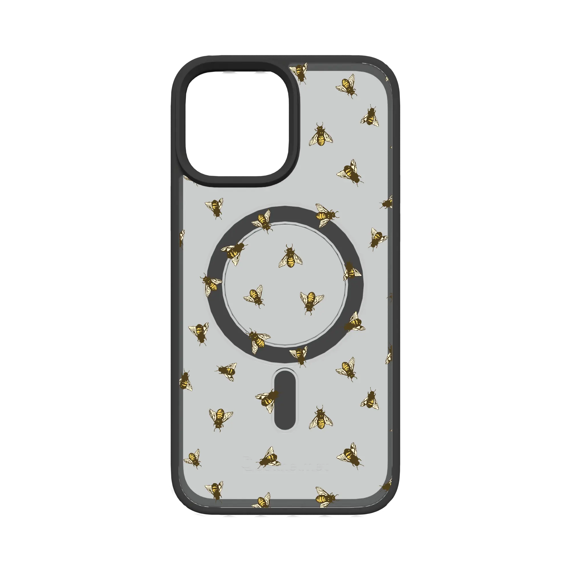 Apple-iPhone-13-Pro-Max-Crystal-Clear Sweet Like Honey | Protective MagSafe Bee Pattern Case | Birds and Bees Collection for Apple iPhone 13 Series cellhelmet cellhelmet