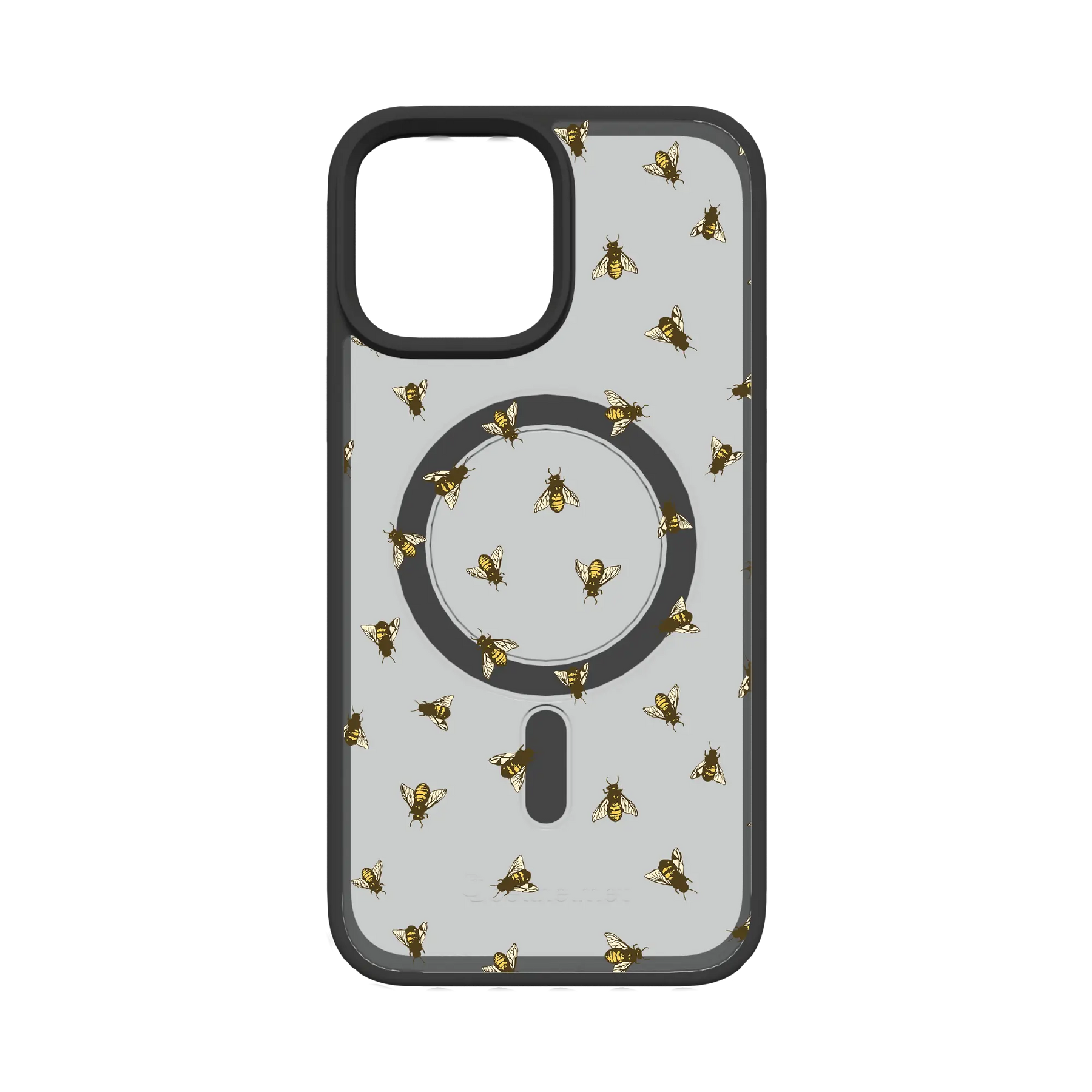 Apple-iPhone-13-Pro-Max-Crystal-Clear Sweet Like Honey | Protective MagSafe Bee Pattern Case | Birds and Bees Collection for Apple iPhone 13 Series cellhelmet cellhelmet