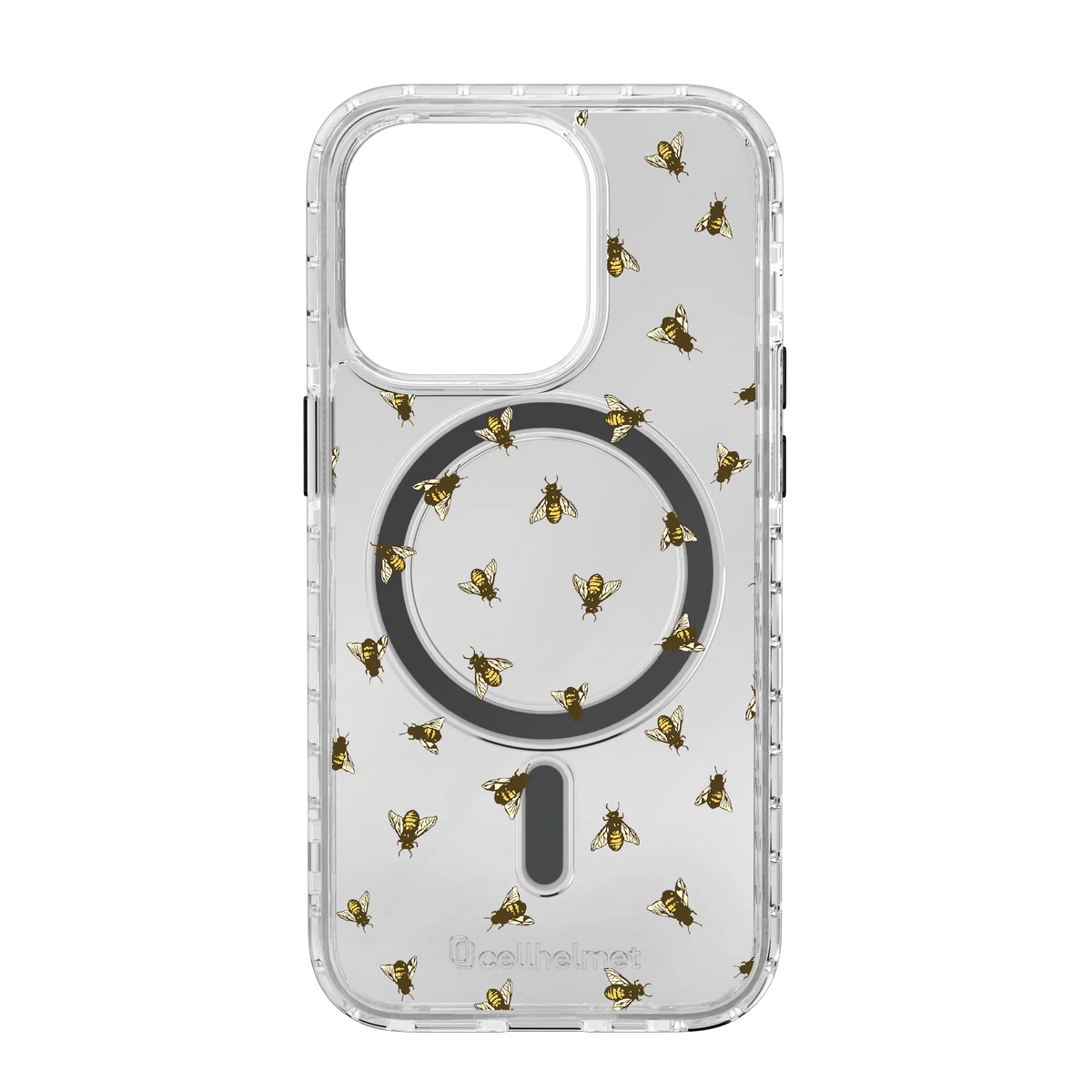 Apple-iPhone-14-Plus-Crystal-Clear Sweet Like Honey | Protective MagSafe Bee Pattern Case | Birds and Bees Collection for Apple iPhone 14 Series cellhelmet cellhelmet