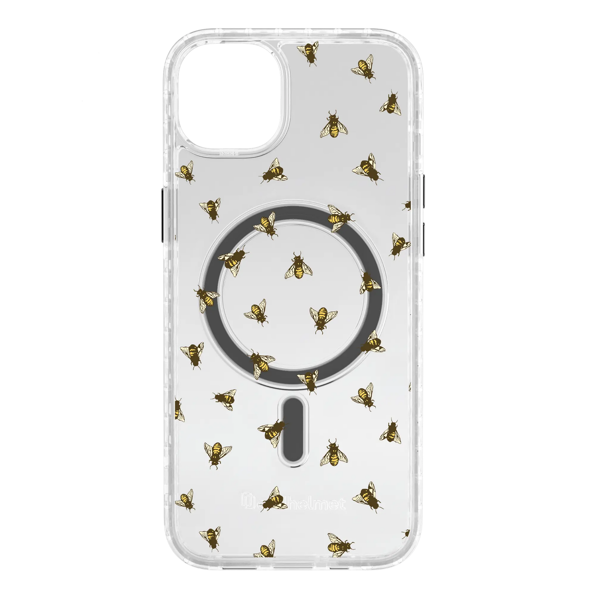 Apple-iPhone-14-Pro-Crystal-Clear Sweet Like Honey | Protective MagSafe Bee Pattern Case | Birds and Bees Collection for Apple iPhone 14 Series cellhelmet cellhelmet