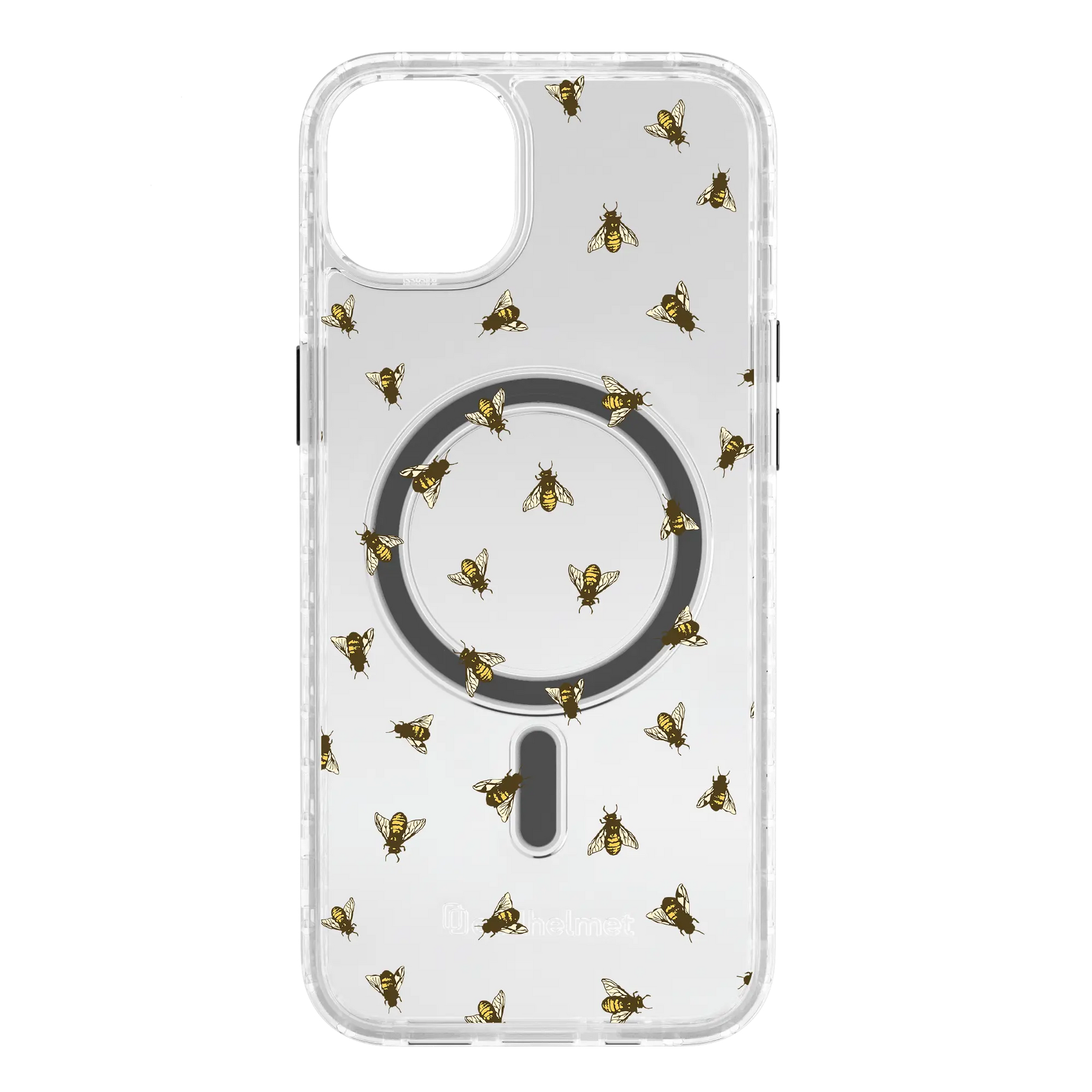 Apple-iPhone-14-Pro-Crystal-Clear Sweet Like Honey | Protective MagSafe Bee Pattern Case | Birds and Bees Collection for Apple iPhone 14 Series cellhelmet cellhelmet