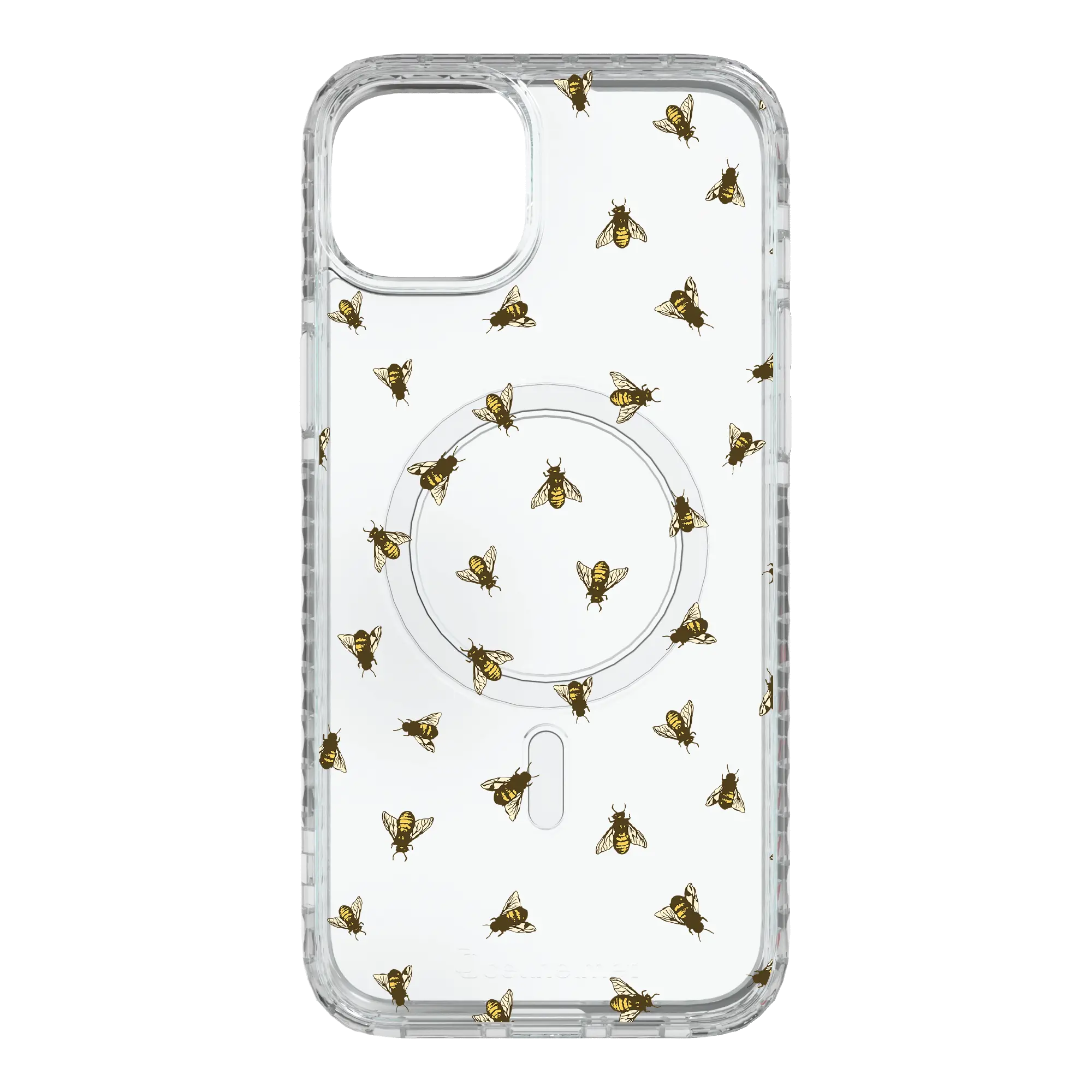 Apple-iPhone-15-Plus-Crystal-Clear Sweet Like Honey | Protective MagSafe Case | Birds and Bees Collection for Apple iPhone 15 Series cellhelmet cellhelmet