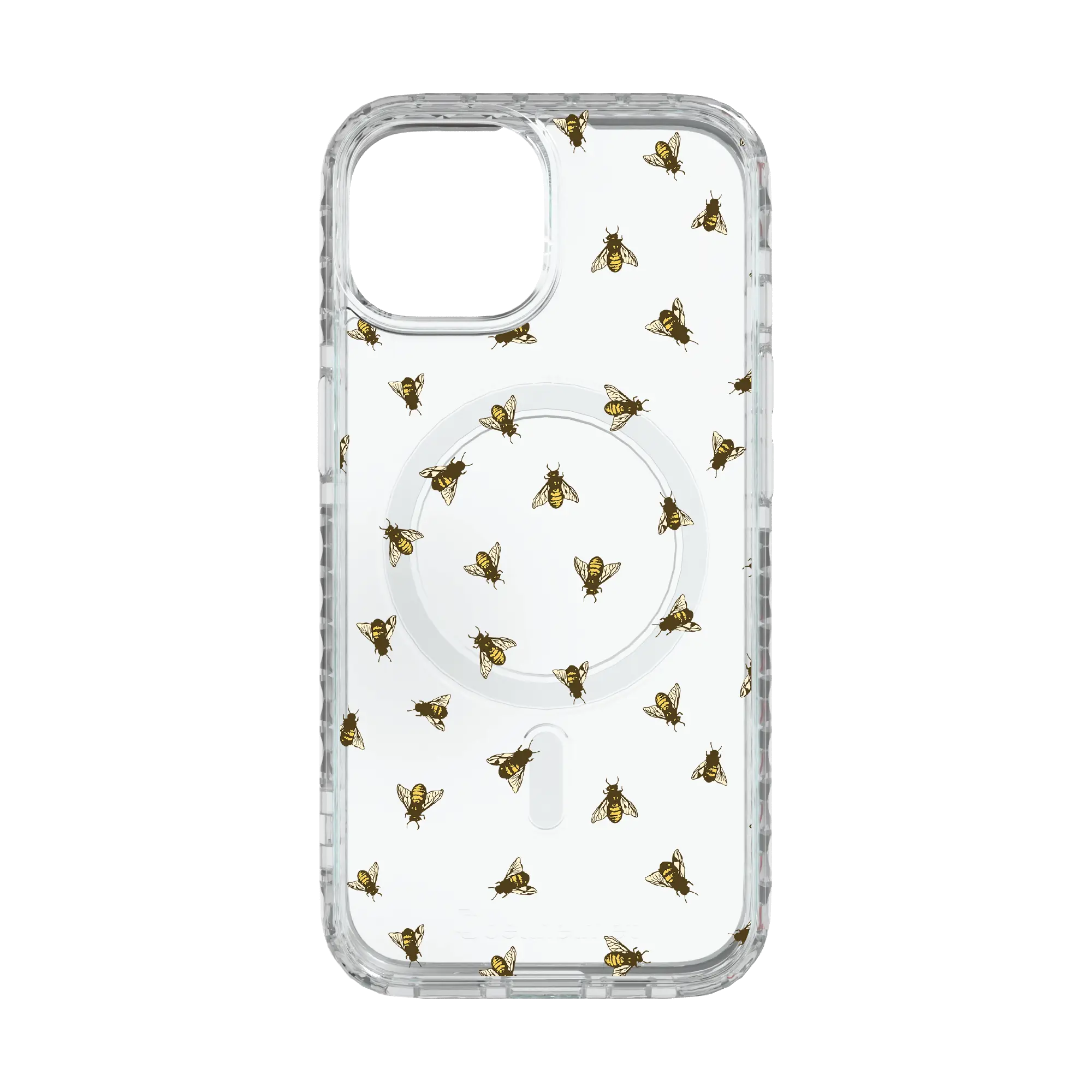 Apple-iPhone-15-Crystal-Clear Sweet Like Honey | Protective MagSafe Case | Birds and Bees Collection for Apple iPhone 15 Series cellhelmet cellhelmet