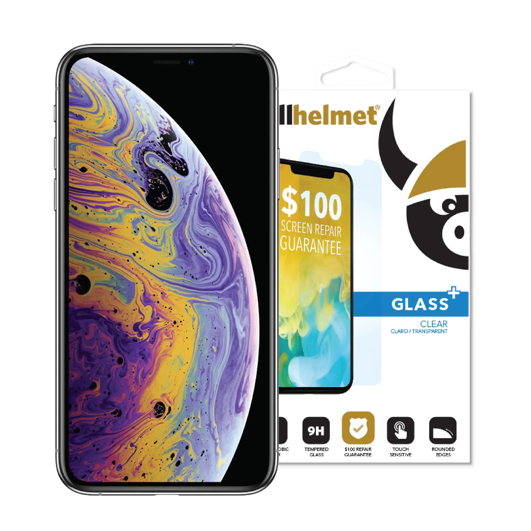 cellhelmet Tempered Glass Screen Protector for iPhone 11 Pro with Insurance