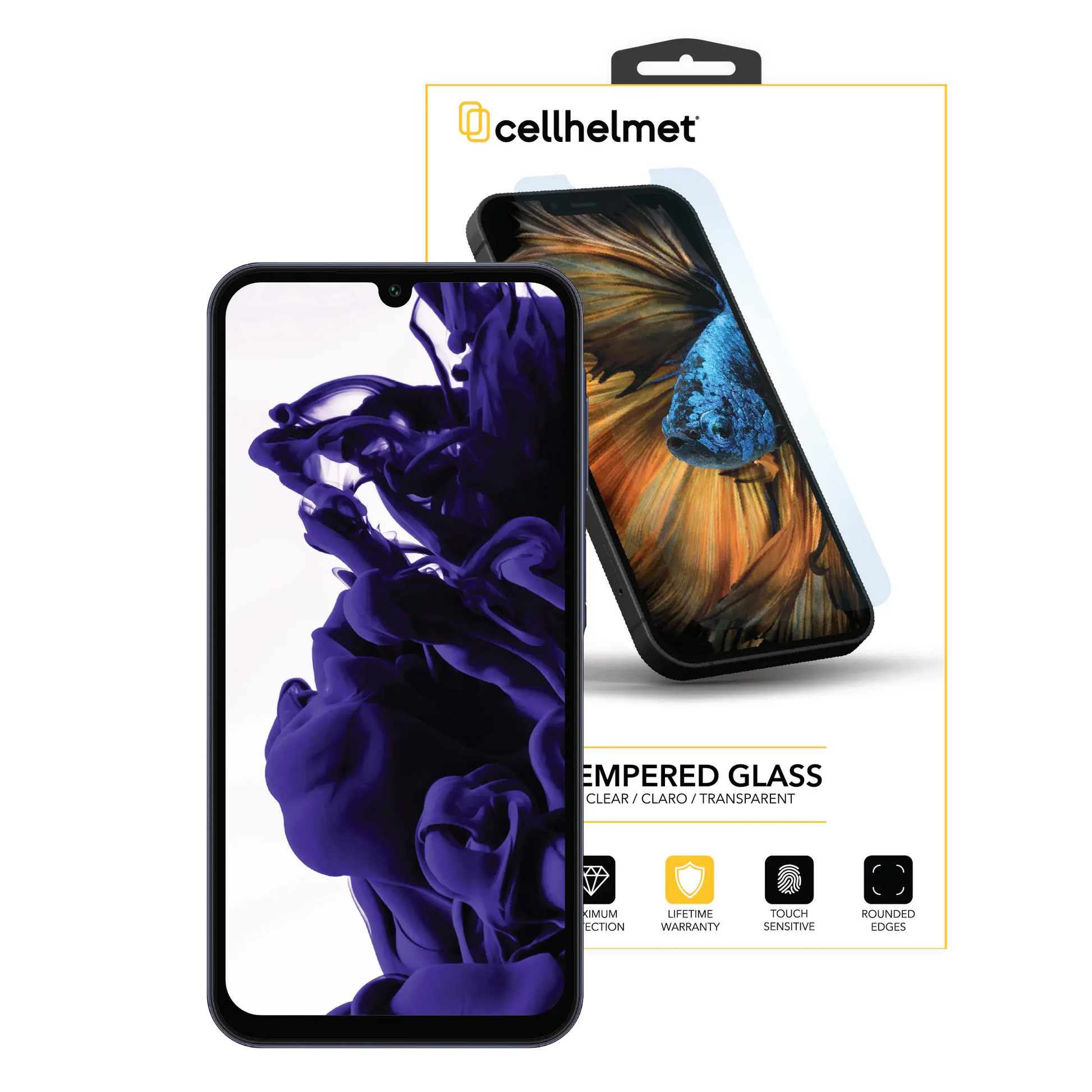 Tempered Glass for Samsung Galaxy A25 5G cellhelmet cellhelmet