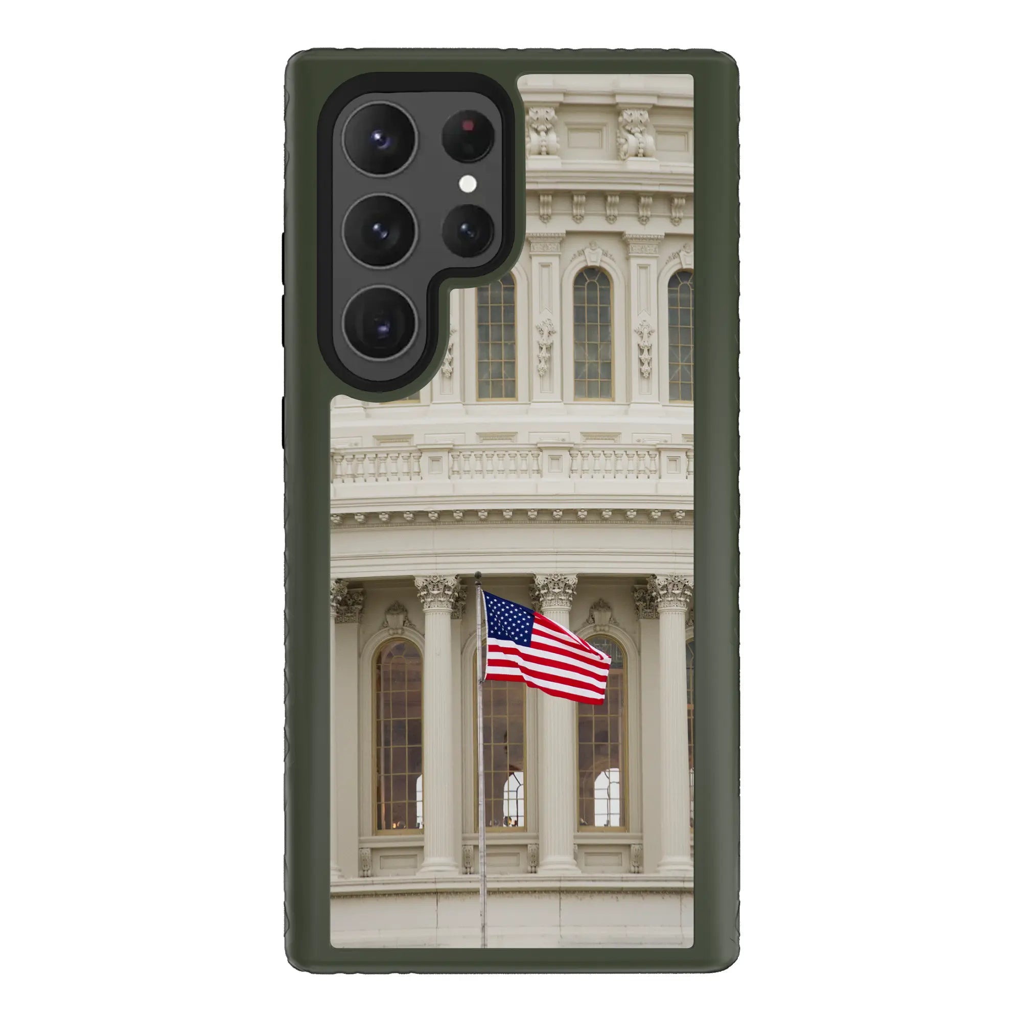 SamsungGalaxyS23UltraOliveDrabGreen Unity Anthem | We The People Series | Custom Dual Layer Case Design for Galaxy S23 Series cellhelmet cellhelmet