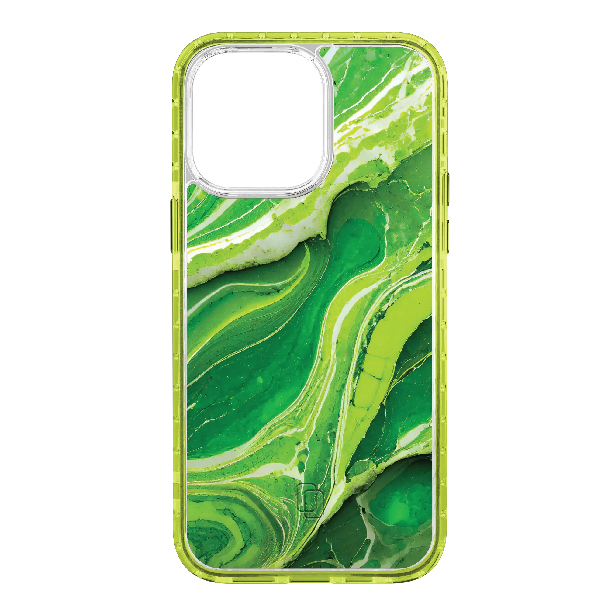 Apple-iPhone-14-Pro-Max-Electric-Lime Verdant Field | Protective MagSafe Case | Marble Stone Series for Apple iPhone 14 Series cellhelmet cellhelmet