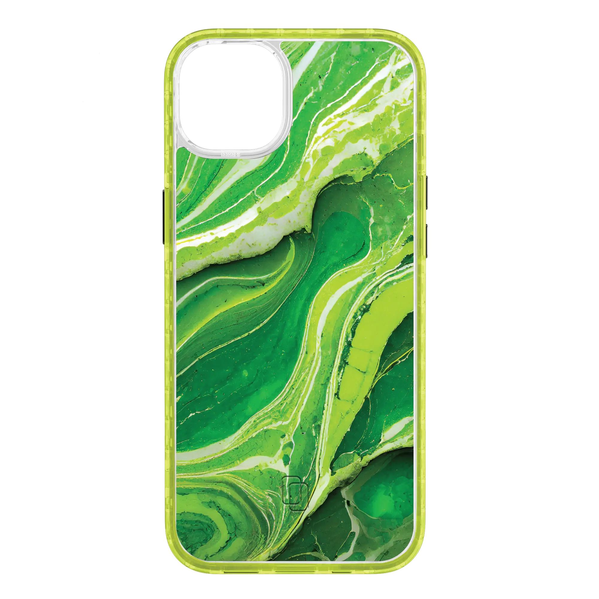 Apple-iPhone-14-Plus-Electric-Lime Verdant Field | Protective MagSafe Case | Marble Stone Series for Apple iPhone 14 Series cellhelmet cellhelmet