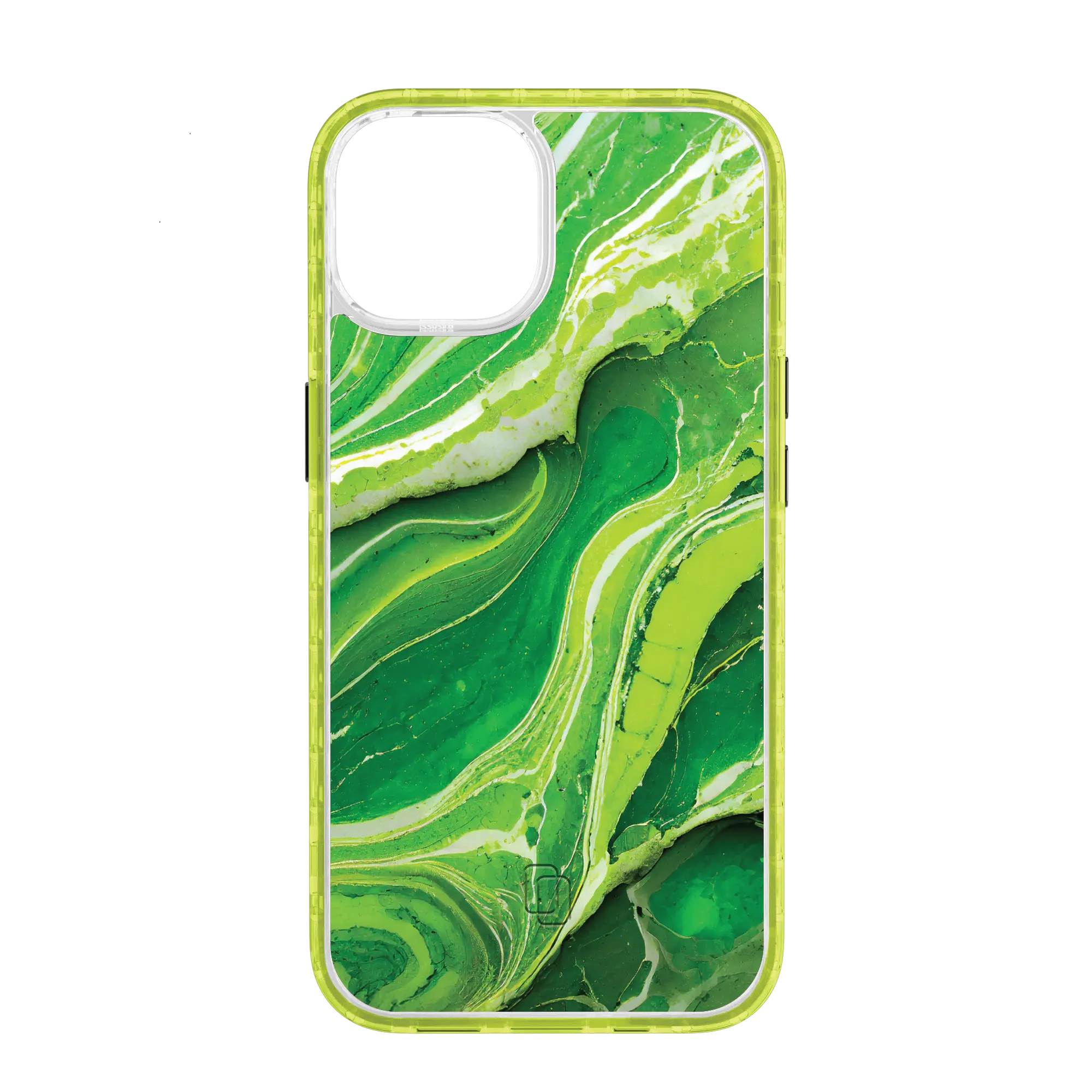 Apple-iPhone-14-Electric-Lime Verdant Field | Protective MagSafe Case | Marble Stone Series for Apple iPhone 14 Series cellhelmet cellhelmet