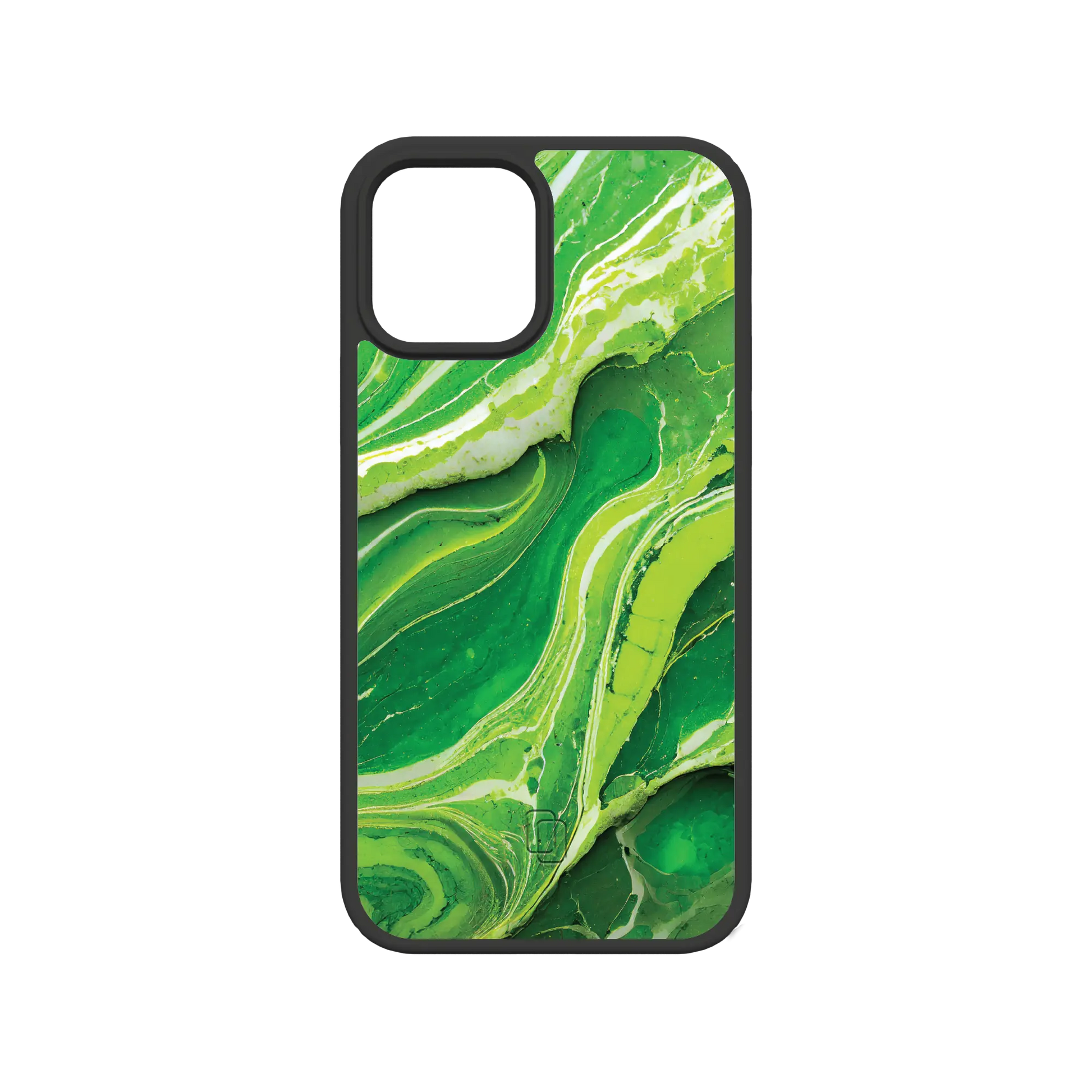 Apple-iPhone-12-12-Pro-Crystal-Clear Verdant Field | Protective MagSafe Green Marble Case | Marble Stone Collection for Apple iPhone 12 Series cellhelmet cellhelmet