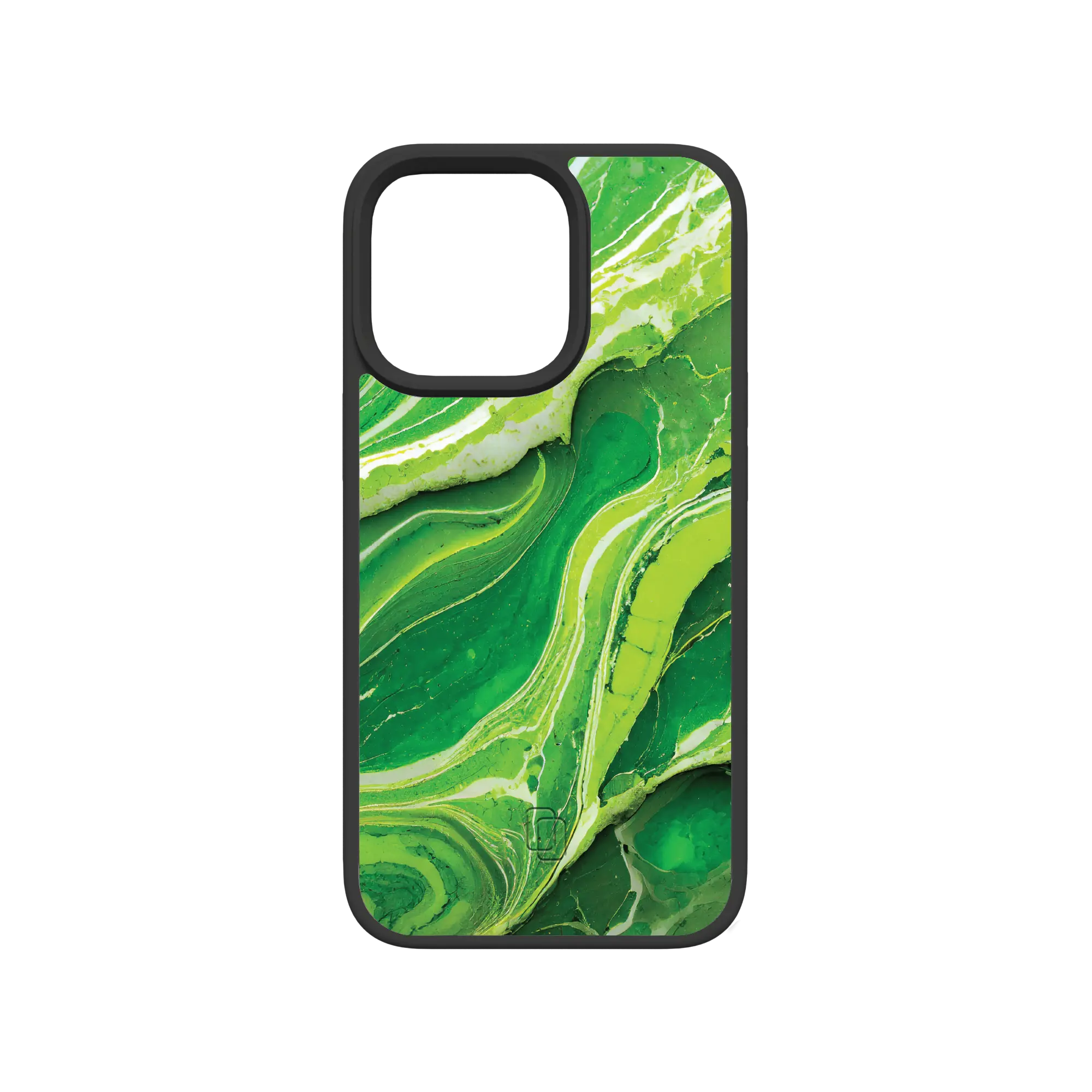 Apple-iPhone-13-Pro-Crystal-Clear Verdant Field | Protective MagSafe Green Marble Case | Marble Stone Collection for Apple iPhone 13 Series cellhelmet cellhelmet