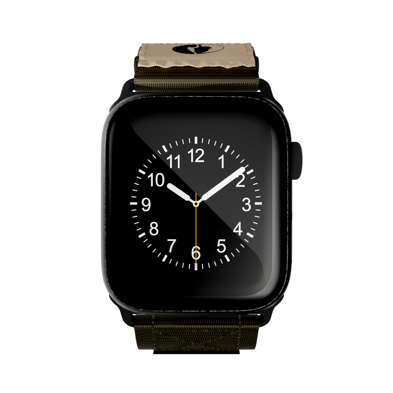 Mossy Oak Watch Band for Apple Watch 42/44/45/46/49mm / Long (178-223mm) / Olive Drab Green