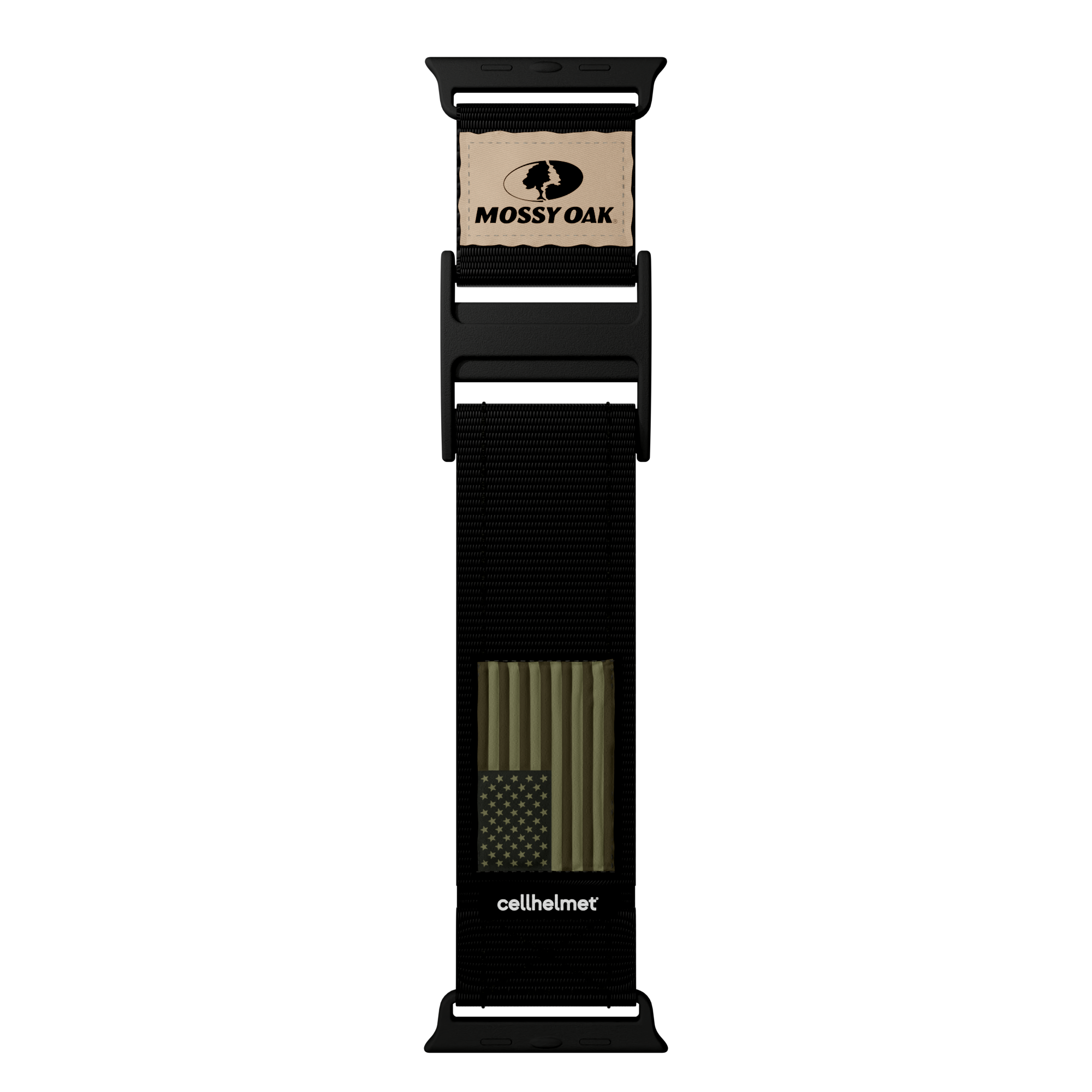 Mossy Oak Watch Band for Apple Watch 38/40/41mm / Regular (152-190mm) / Onyx Black