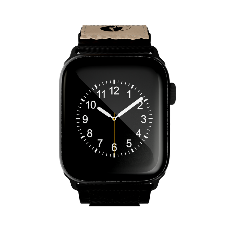 Mossy Oak Watch Band for Apple Watch 42/44/45/46/49mm / Long (178-223mm) / Onyx Black