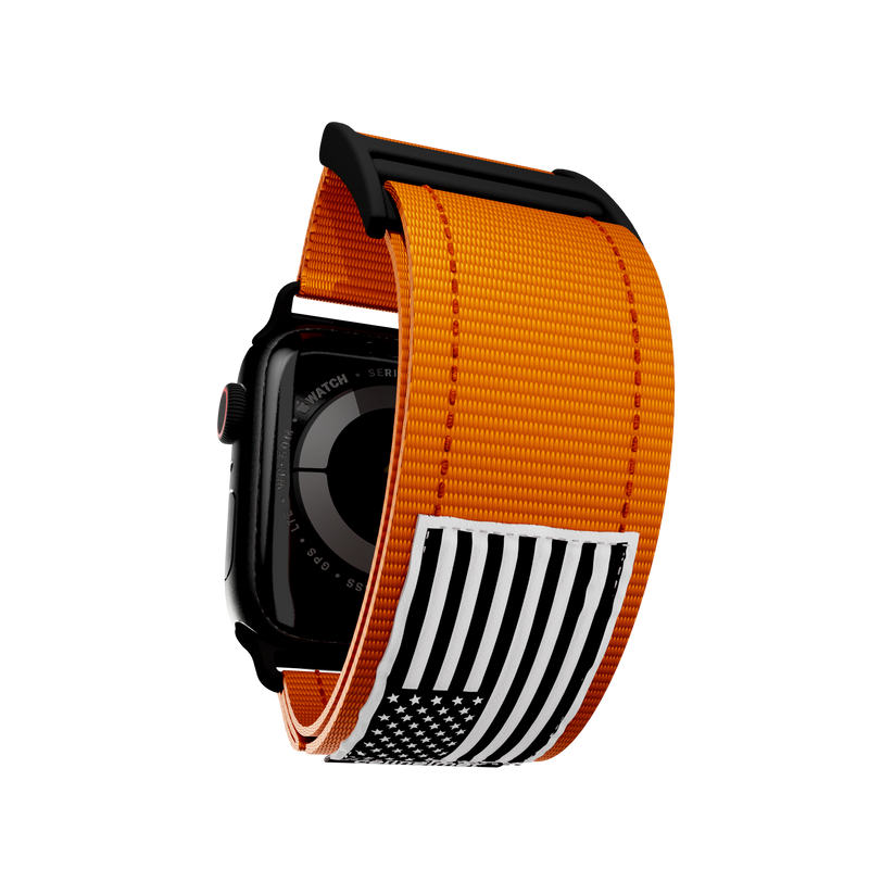Mossy Oak Watch Band for Apple Watch 42/44/45/46/49mm / Long (178-223mm) / Orange