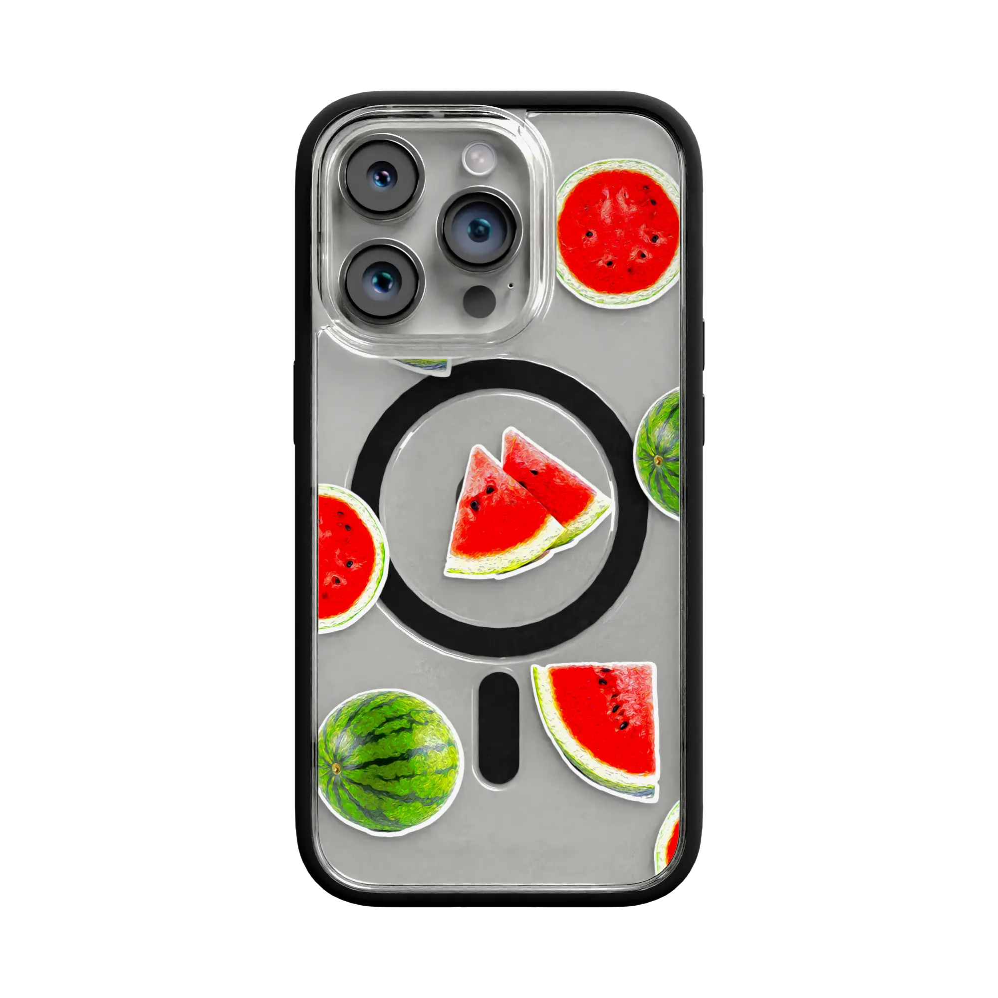 Apple-iPhone-13-Pro-Crystal-Clear Watermelon Burst | Protective MagSafe Case | Fruits Collection for Apple iPhone 13 Series cellhelmet cellhelmet