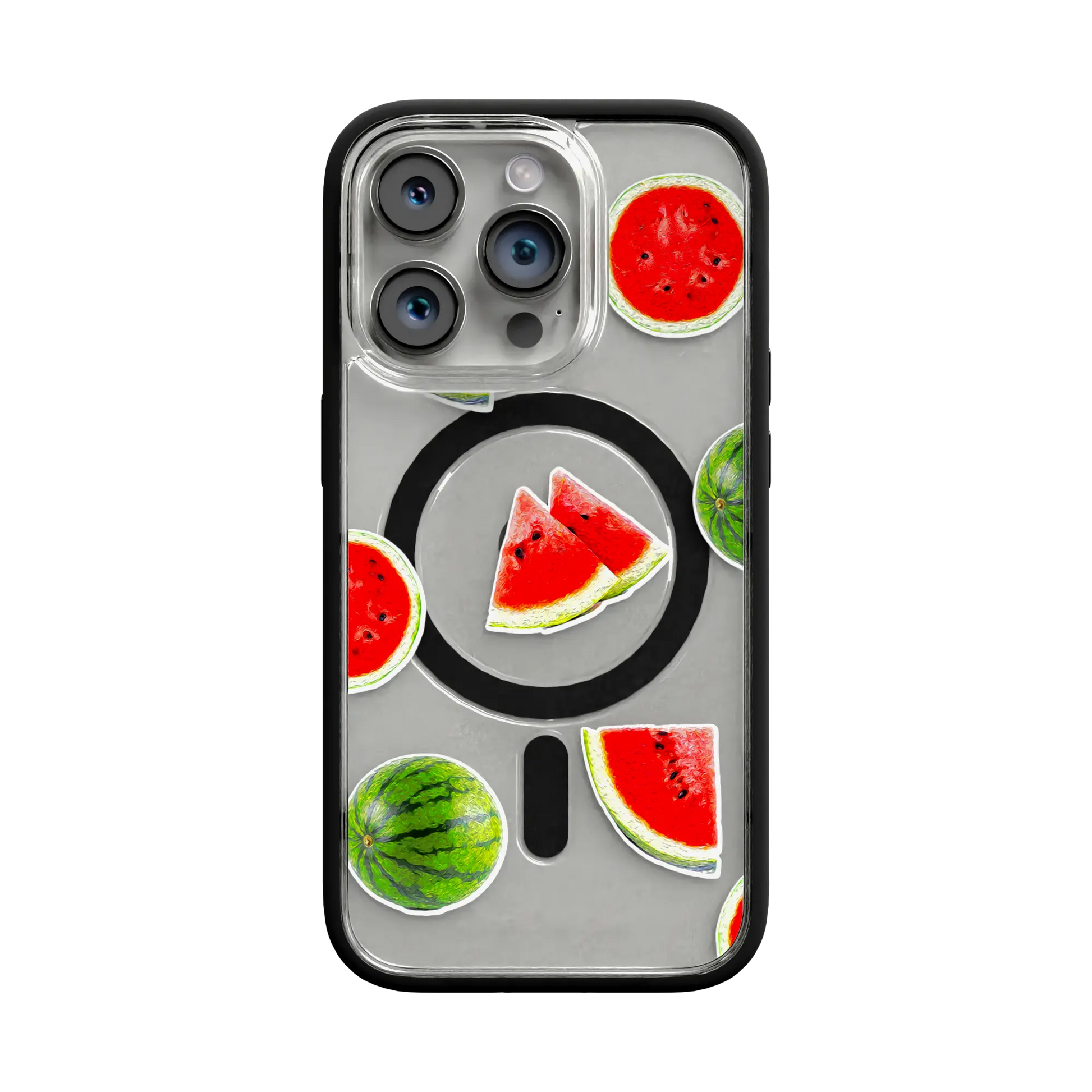 Apple-iPhone-13-Pro-Crystal-Clear Watermelon Burst | Protective MagSafe Case | Fruits Collection for Apple iPhone 13 Series cellhelmet cellhelmet