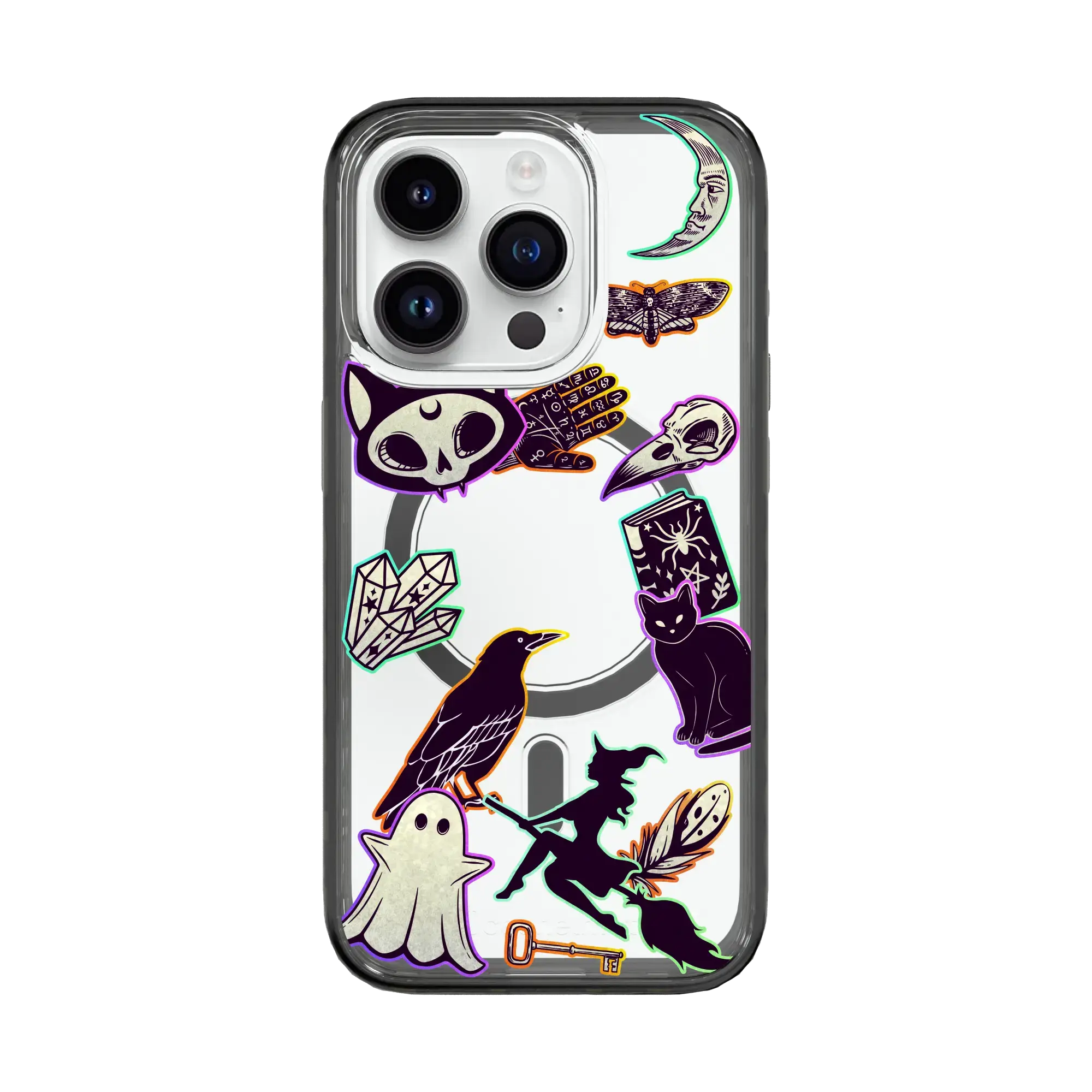 Whitchy-Sticker | Halloween Series | Custom MagSafe Case Design for Apple iPhone 15 Series