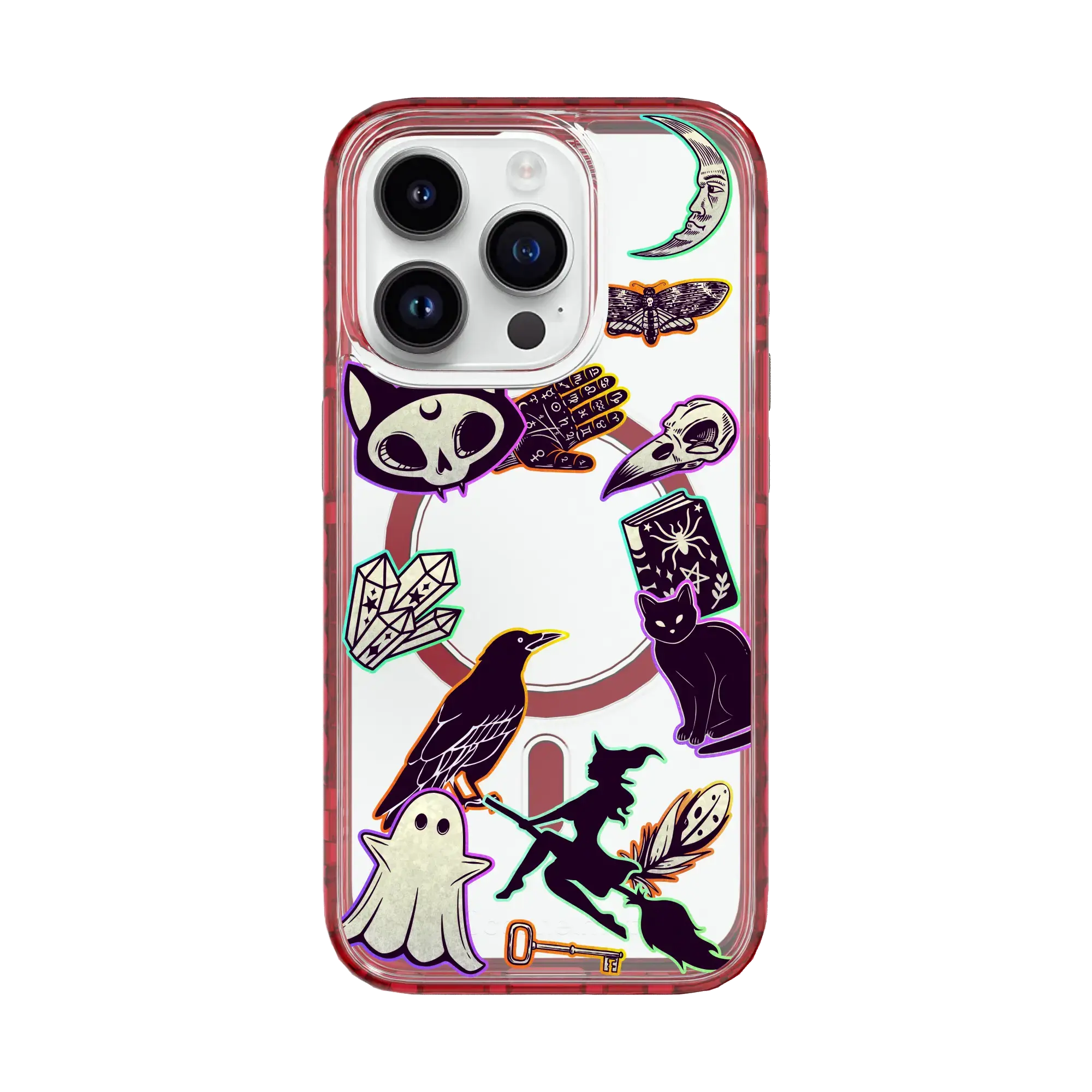 Whitchy Stickers | Halloween Series | Custom MagSafe Case Design for Apple iPhone 14 Series