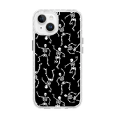 White Dancing Skeletons | Halloween Series | Custom MagSafe Case Design for Apple iPhone 14 Series