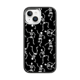 White Dancing Skeletons | Halloween Series | Custom MagSafe Case Design for Apple iPhone 15 Series