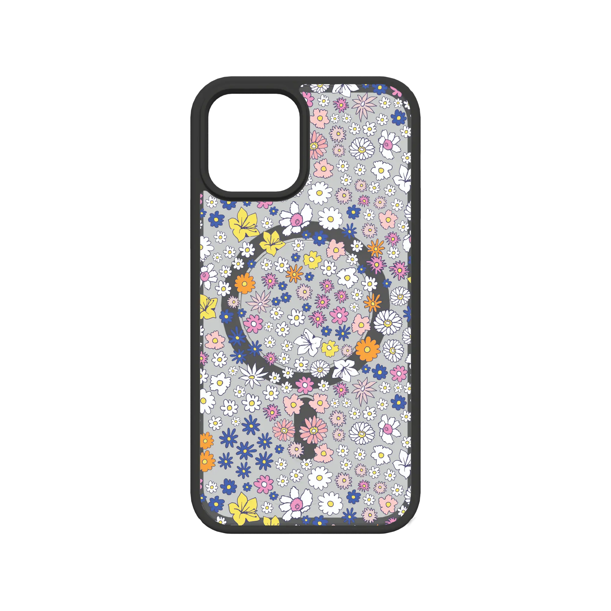 Apple-iPhone-12-12-Pro-Crystal-Clear Wild Blossom | Protective MagSafe Case | Flower Series for Apple iPhone 12 Series cellhelmet cellhelmet