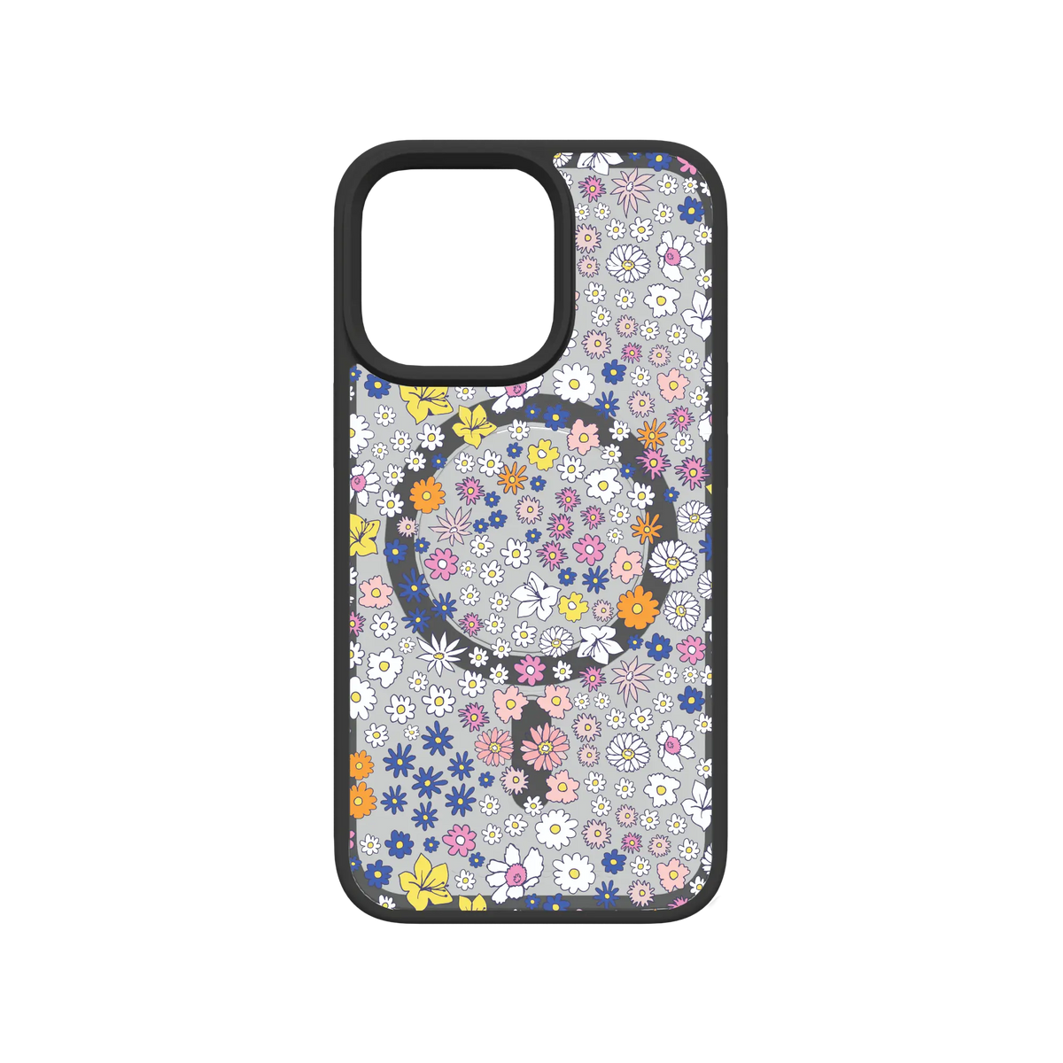 Apple-iPhone-13-Pro-Crystal-Clear Wild Blossom | Protective MagSafe Case | Flower Series for Apple iPhone 13 Series cellhelmet cellhelmet