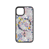 Apple-iPhone-13-Crystal-Clear Wild Blossom | Protective MagSafe Case | Flower Series for Apple iPhone 13 Series cellhelmet cellhelmet