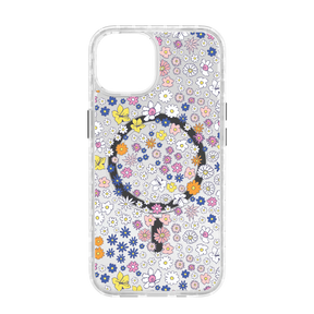 Apple-iPhone-14-Crystal-Clear Wild Blossom | Protective MagSafe Case | Flower Series for Apple iPhone 14 Series cellhelmet cellhelmet