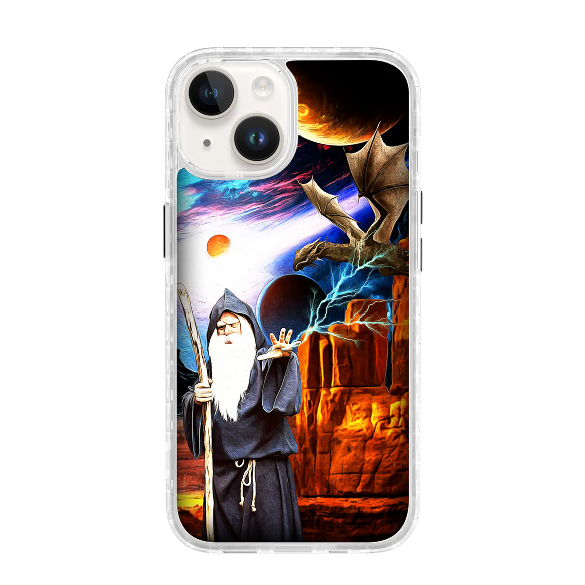  Wrath of Mages | Wizards & Wyrms Series | Custom MagSafe Case Design for Apple iPhone 14 Series cellhelmet cellhelmet