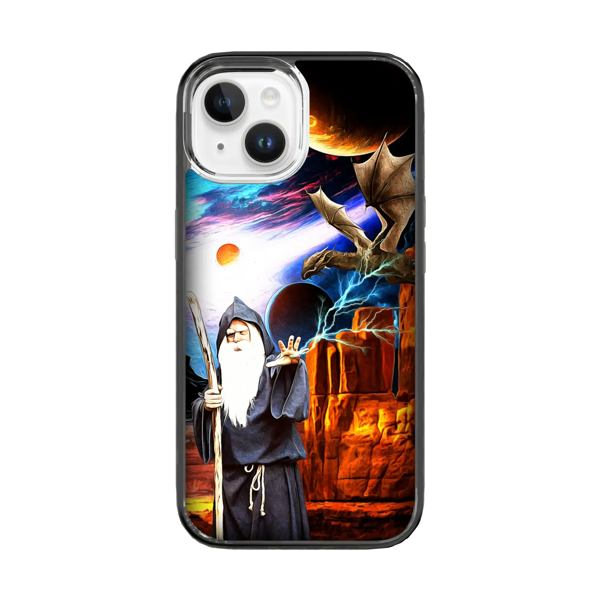 Wrath of Mages | Wizards & Wyrms Series | Custom MagSafe Case Design for Apple iPhone 15 Series