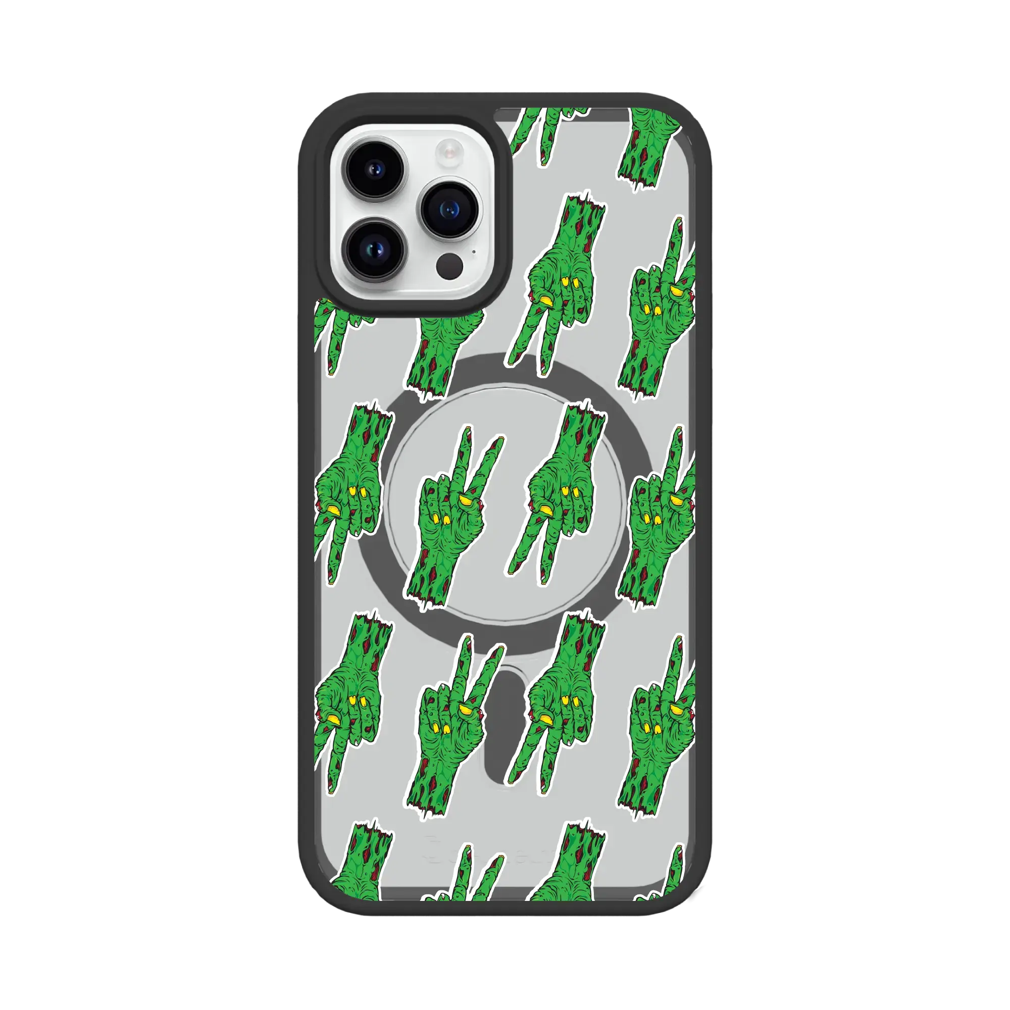 Zombie Peace Pattern | Halloween Series | Custom MagSafe Case Design for Apple iPhone 13 Series