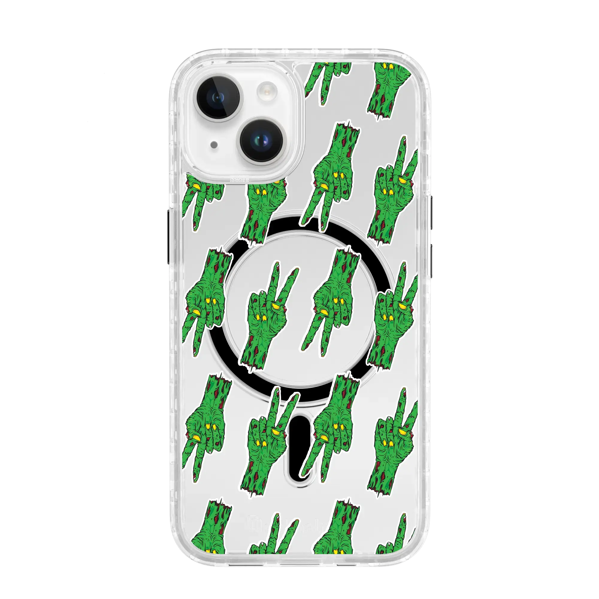 Zombie Peace Pattern | Halloween Series | Custom MagSafe Case Design for Apple iPhone 14 Series