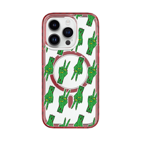 Zombie Peace Pattern | Halloween Series | Custom MagSafe Case Design for Apple iPhone 15 Series