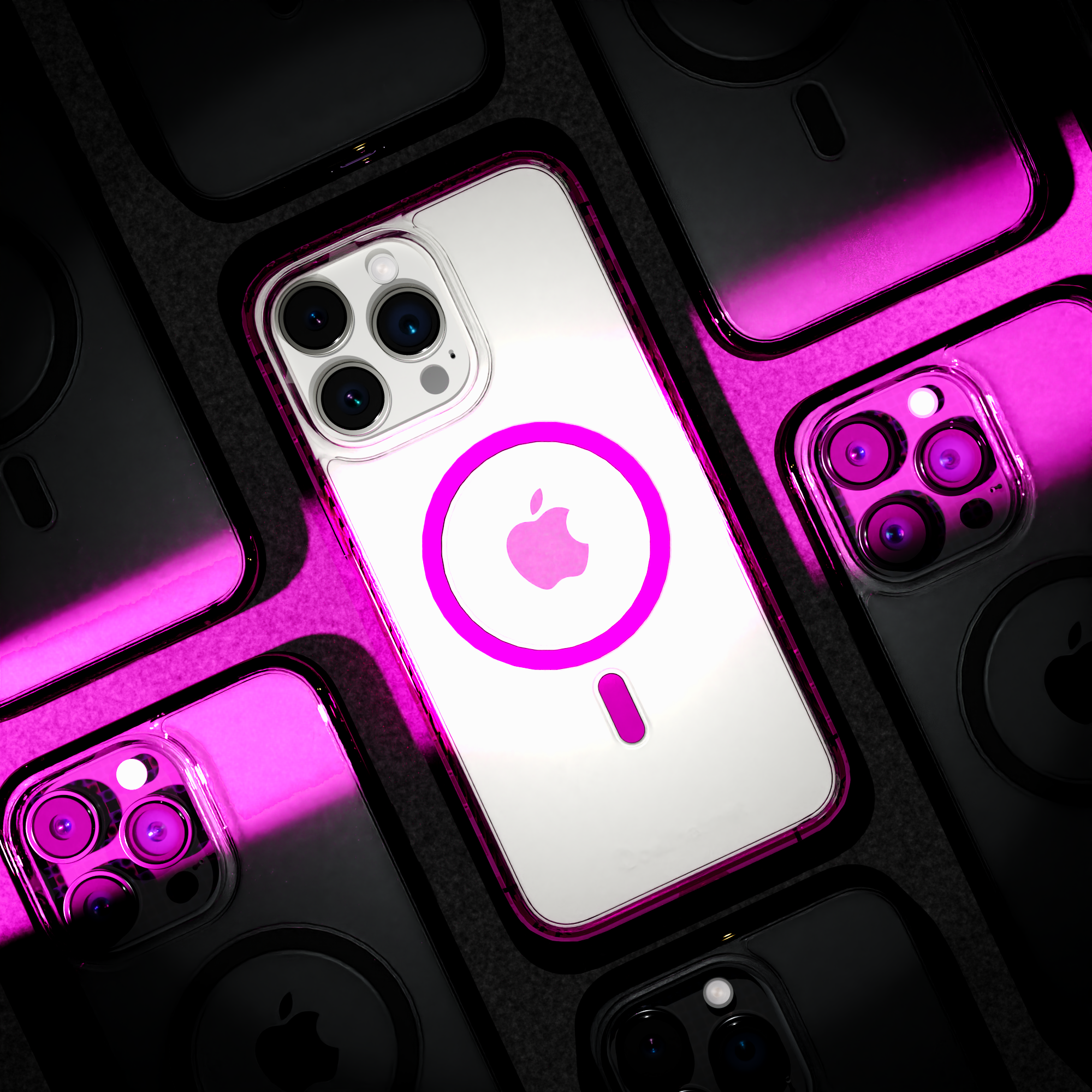 MagSafe® Case for Apple iPhone 15 Pro | Vivid Magenta | Magnitude Series