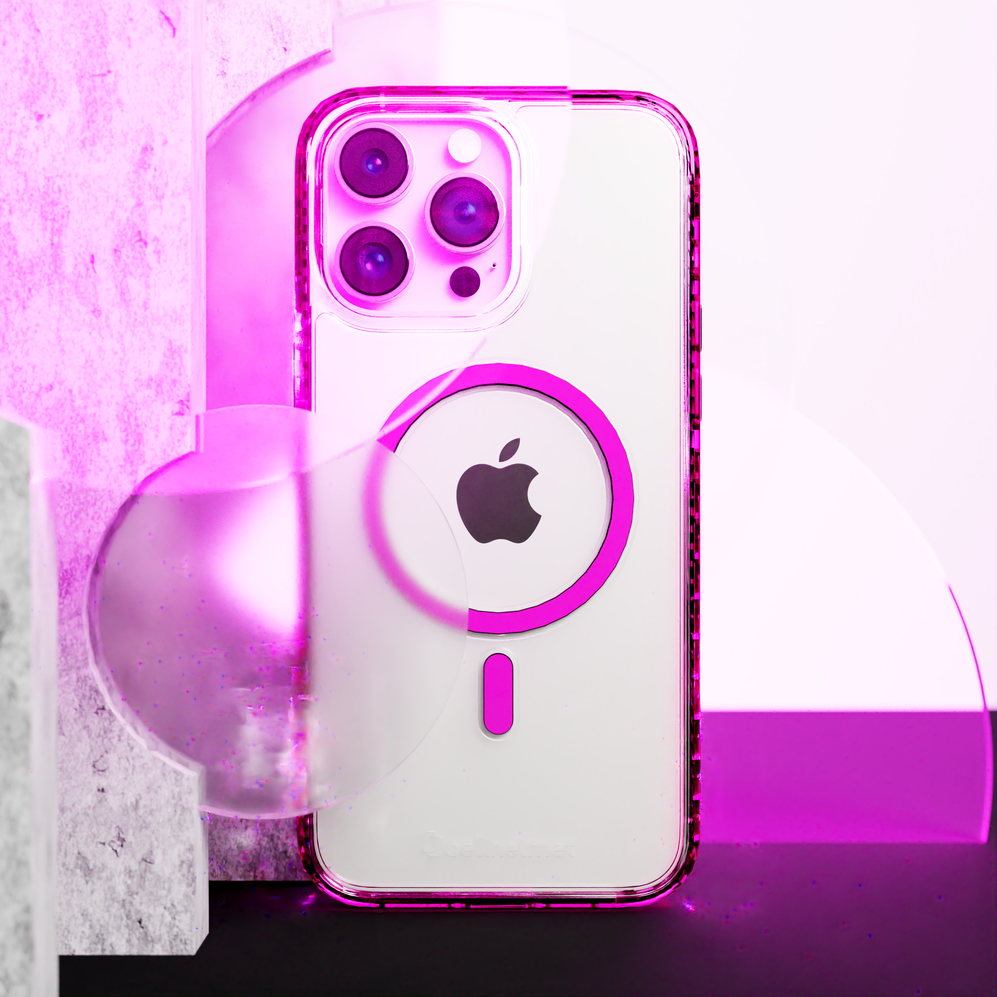 MagSafe® Case for Apple iPhone 15 Pro Max | Vivid Magenta | Magnitude Series