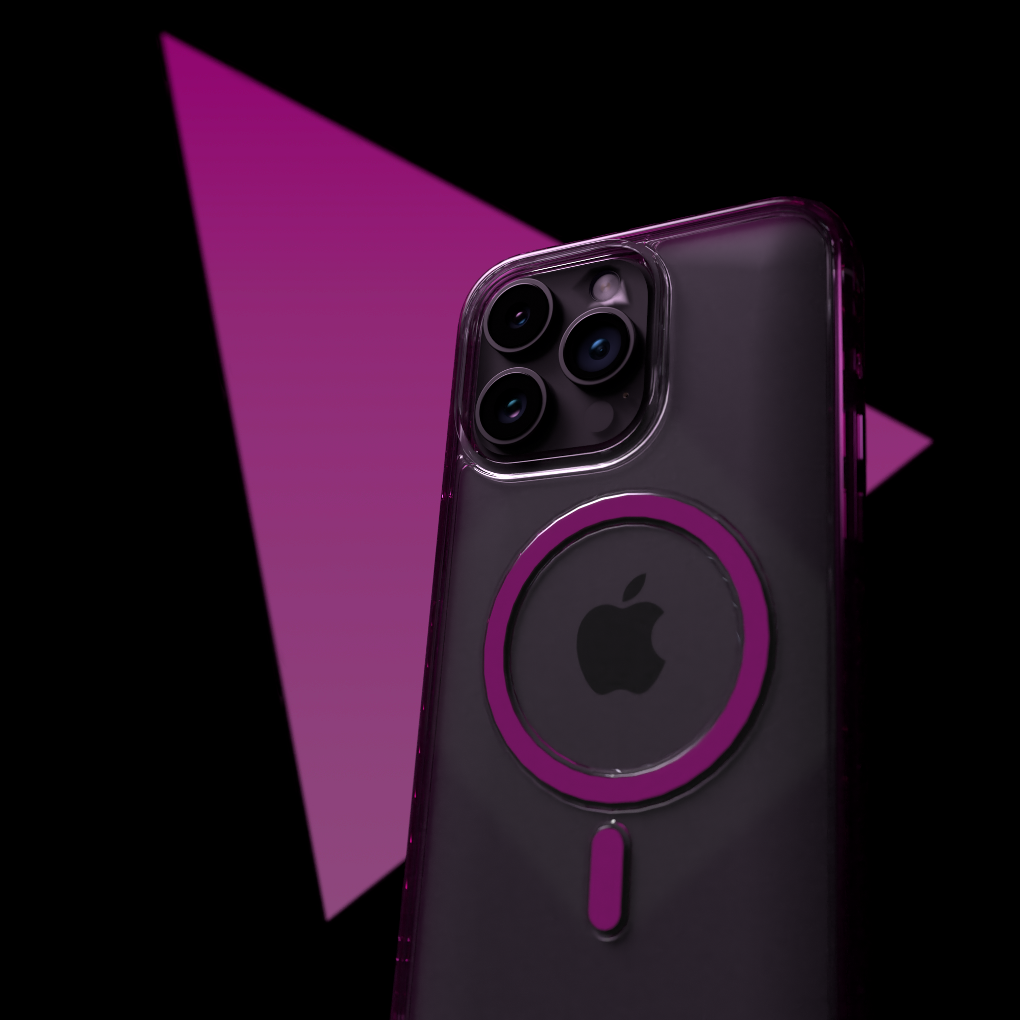 MagSafe® Case for Apple iPhone 15 Pro Max | Vivid Magenta | Magnitude Series
