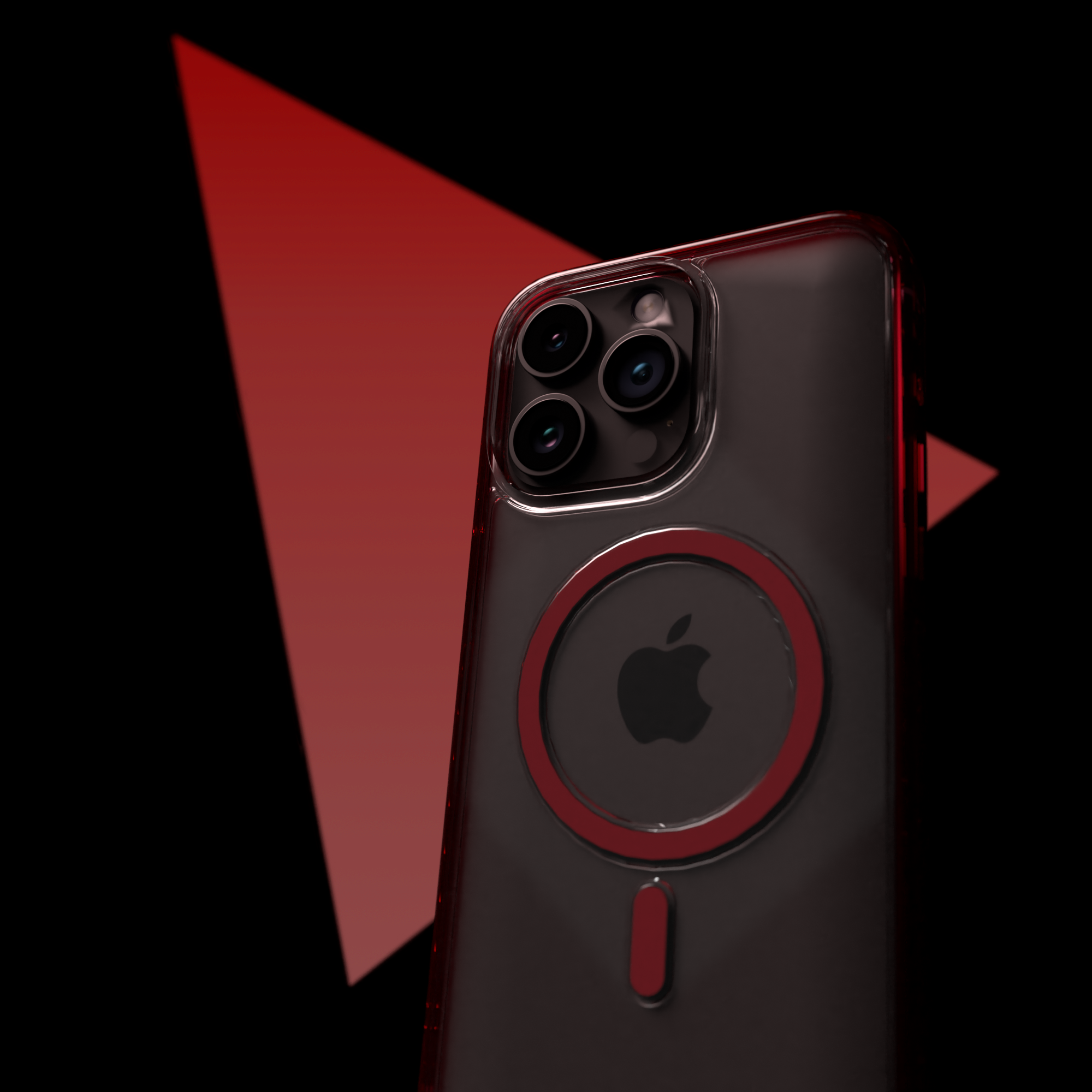MagSafe® Case for Apple iPhone 15 | Scarlet Red | Magnitude Series