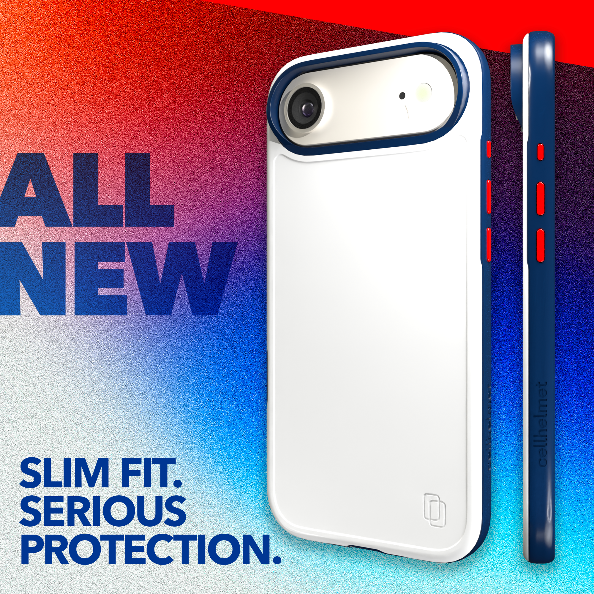 Shock-Absorbent MagSafe® Case for Apple iPhone Air in Red, White & Blue | Fortitude Series