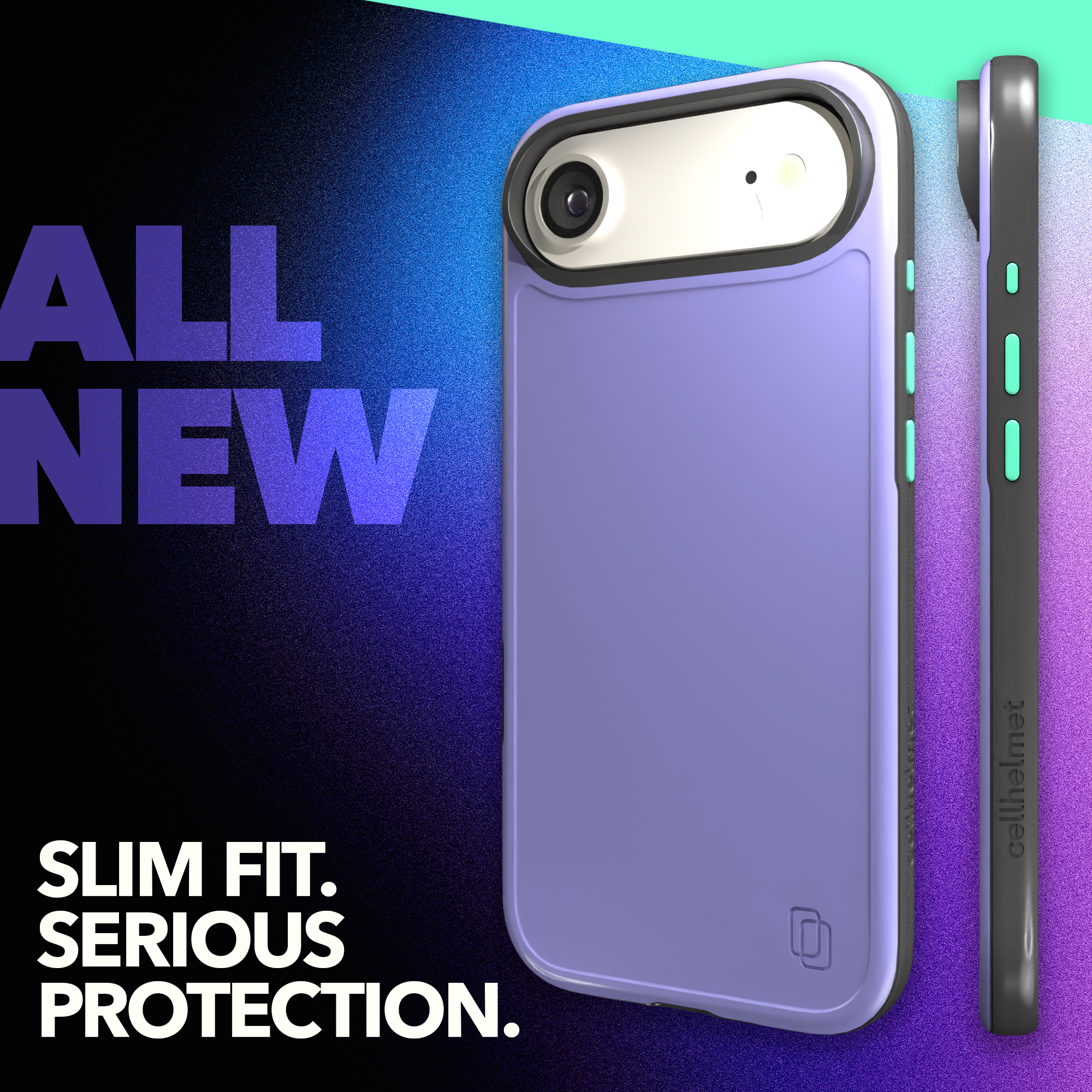 Shock-Absorbent MagSafe® Case for Apple iPhone Air in Coastal Lilac | Fortitude Series