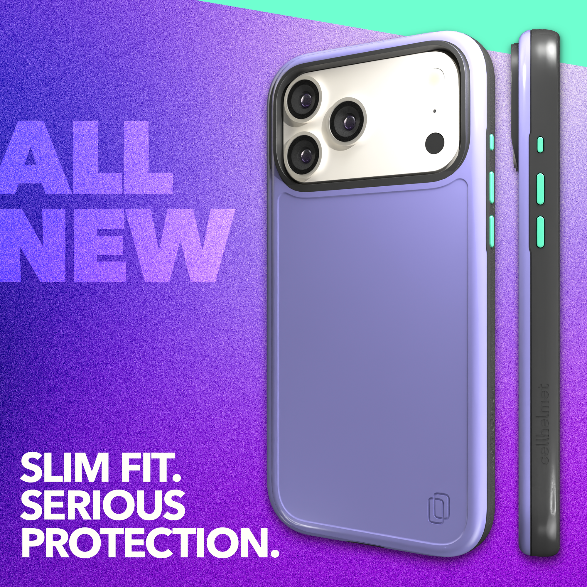 Shock-Absorbent MagSafe® Case for Apple iPhone 17 Pro Max in Coastal Lilac | Fortitude Series
